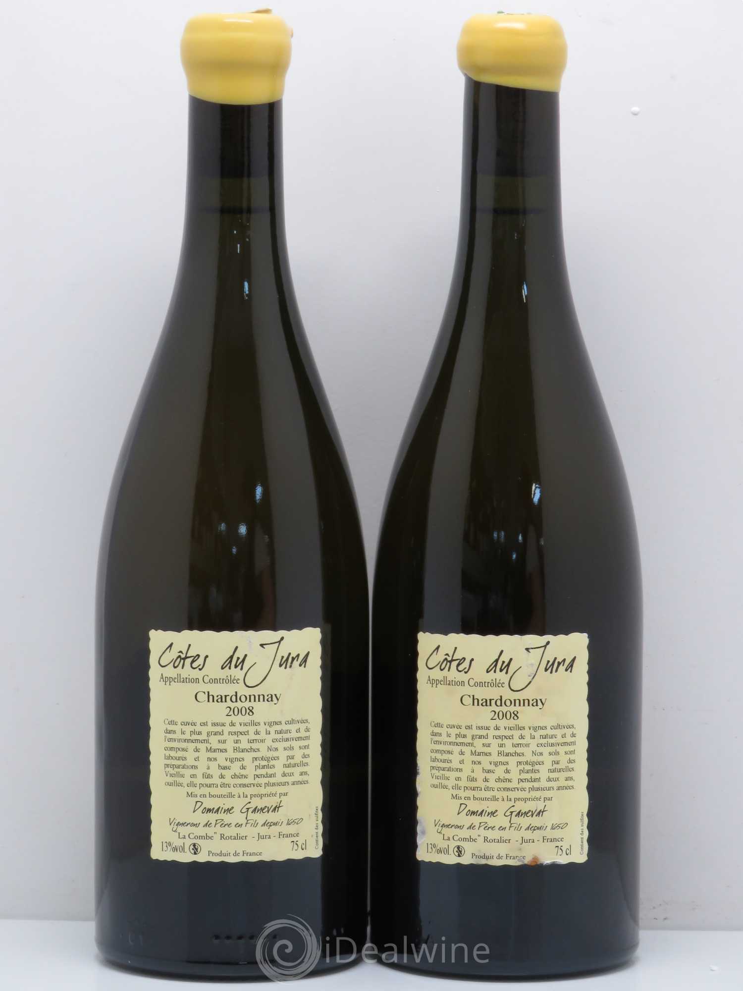 Côtes du Jura Les Grands Teppes Vieilles Vignes Jean-François Ganevat (Domaine) 2008 - Lot de 2 bouteilles - 1