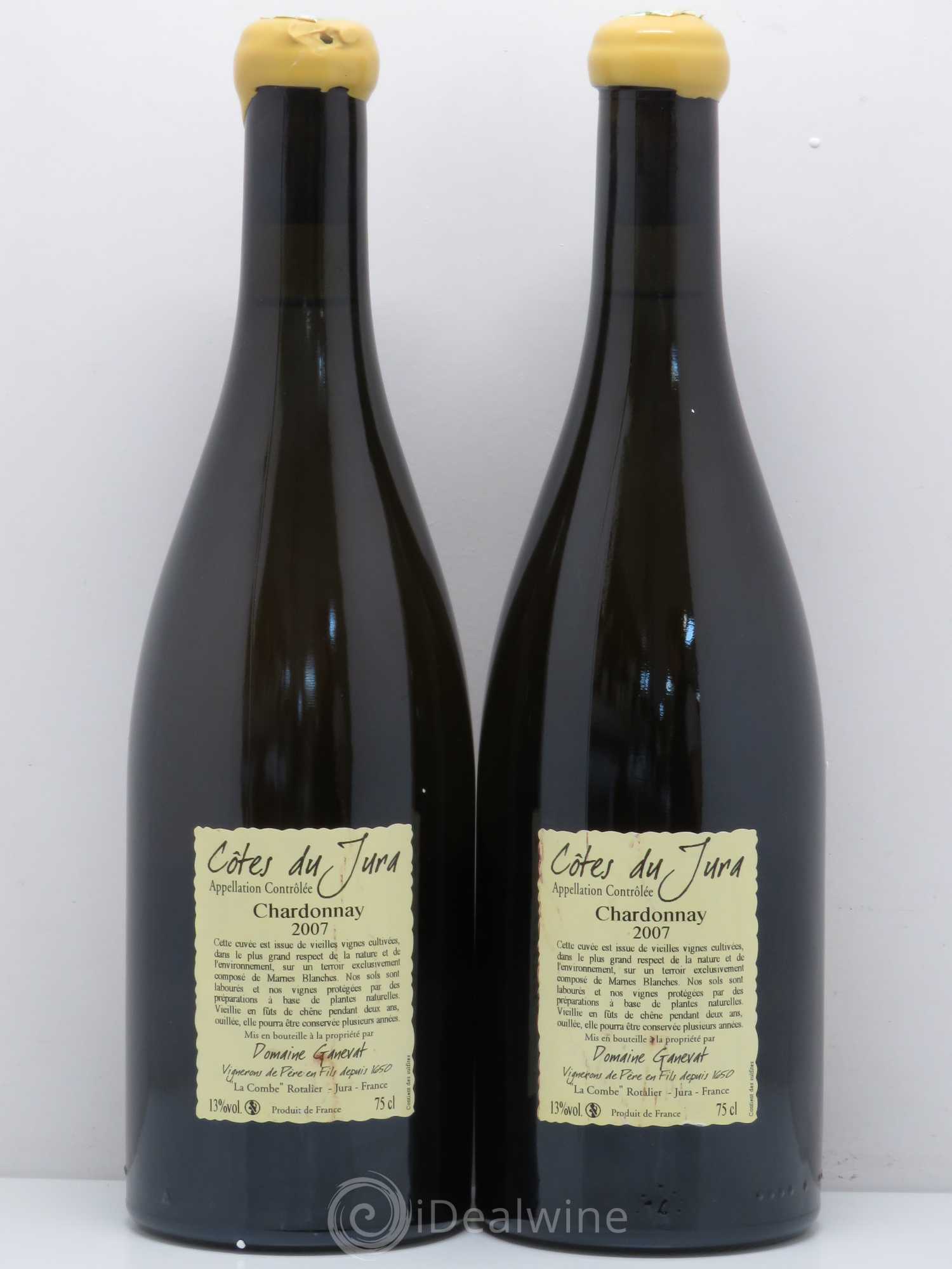 Côtes du Jura Les Grands Teppes Vieilles Vignes Jean-François Ganevat (Domaine) 2007 - Lot de 2 bouteilles - 1
