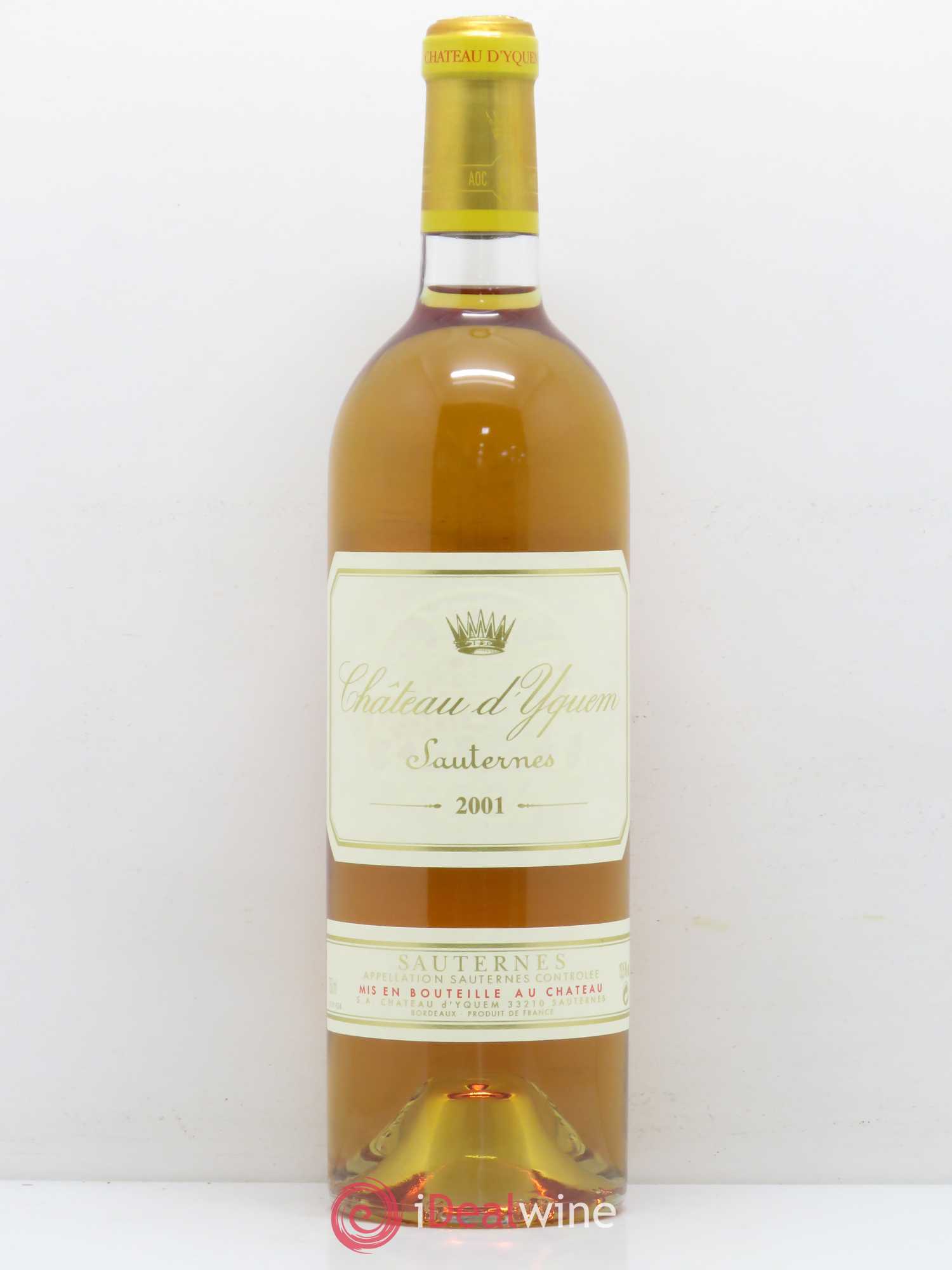 Château d' Yquem 1er Cru Classé Supérieur 2001 - Lotto di 1 bottiglia - 0