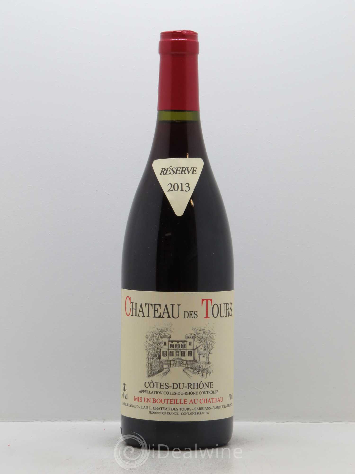 Côtes-du-Rhône Château des Tours Emmanuel Reynaud 2013 - Lot de 1 bouteille - 0