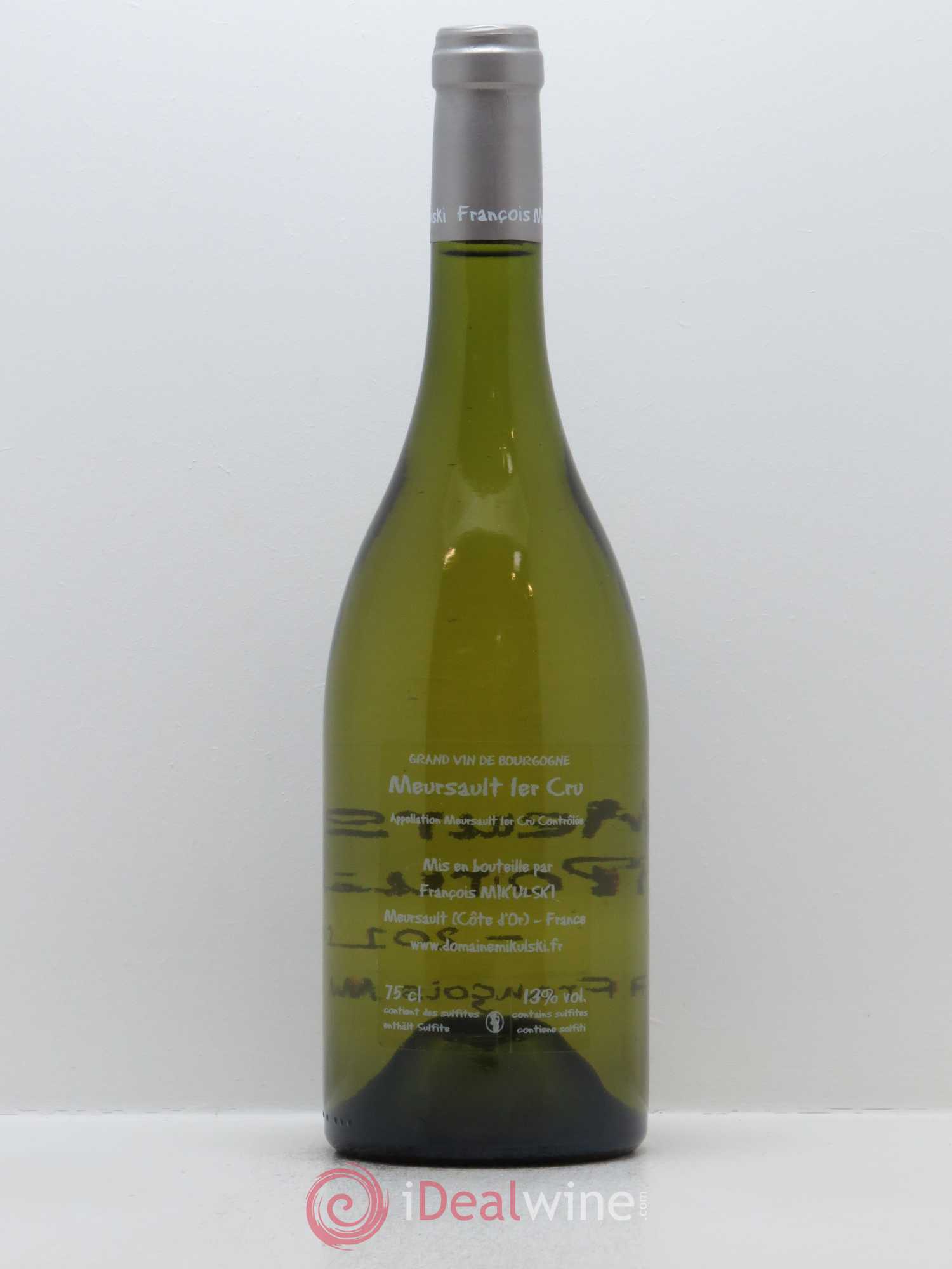 Meursault 1er Cru Poruzots François Mikulski 2015 - Lot de 1 bouteille - 1