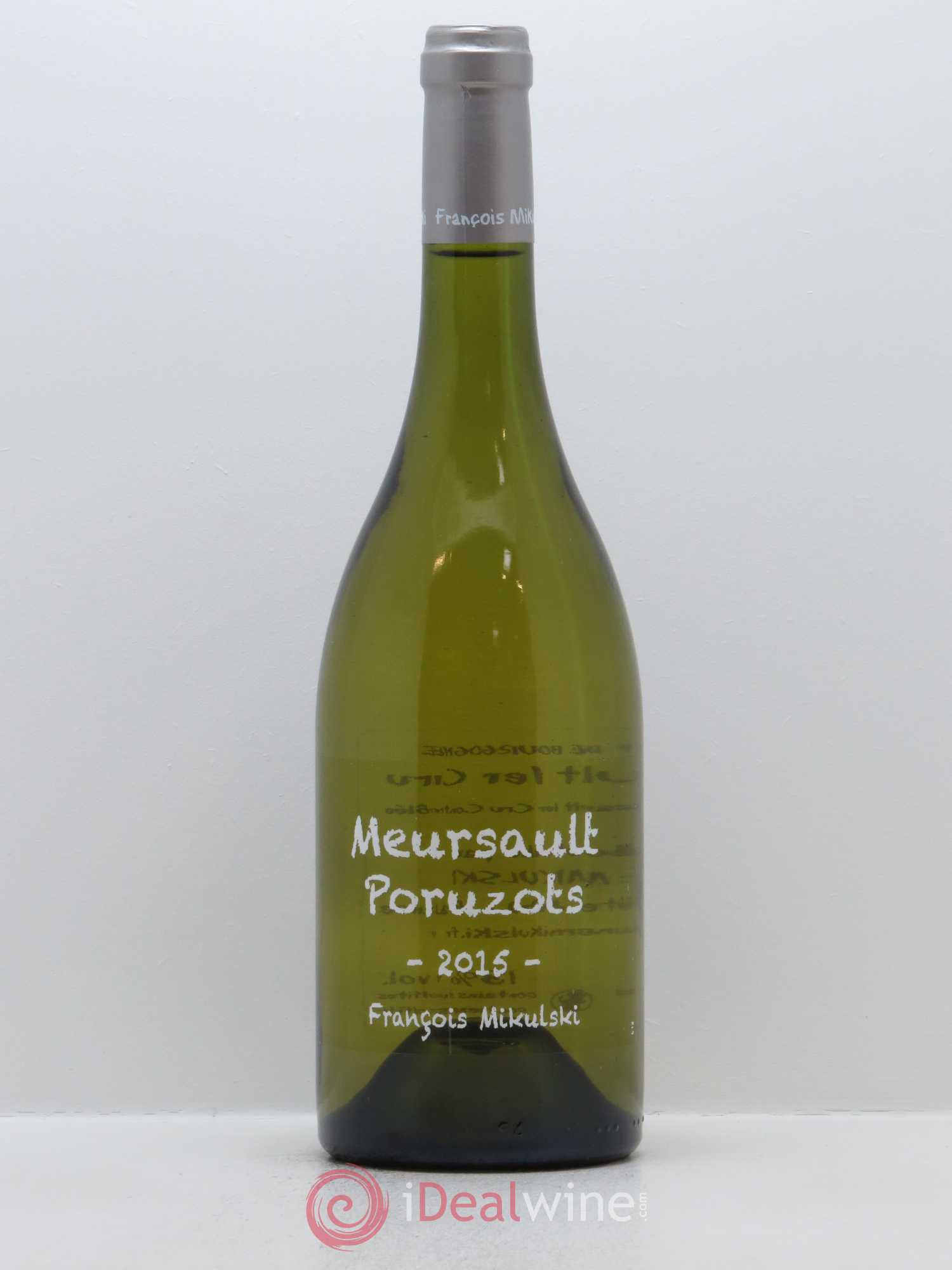 Meursault 1er Cru Poruzots François Mikulski 2015 - Lot de 1 bouteille - 0