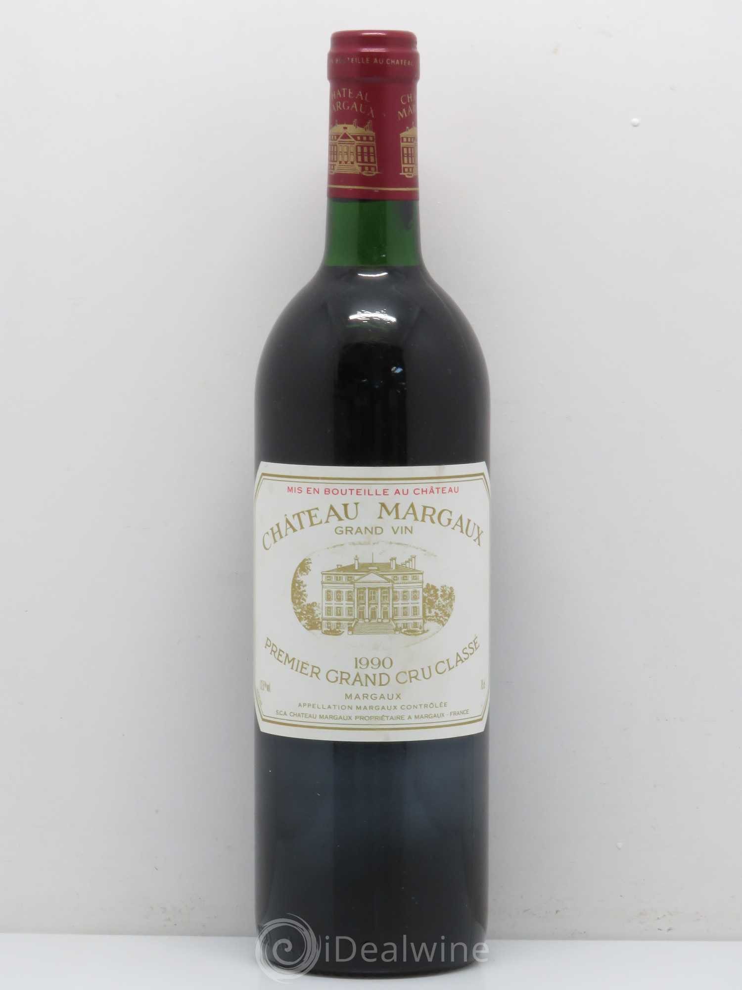 Château Margaux 1er Grand Cru Classé 1990 - Lot de 1 bouteille - 0