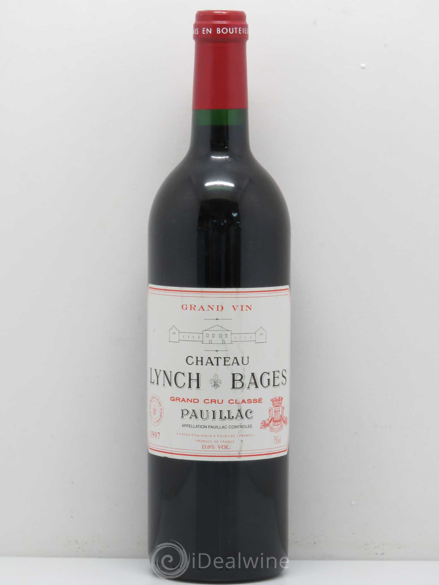 Château Lynch Bages 5ème Grand Cru Classé 1997 - Lot de 1 bouteille - 0