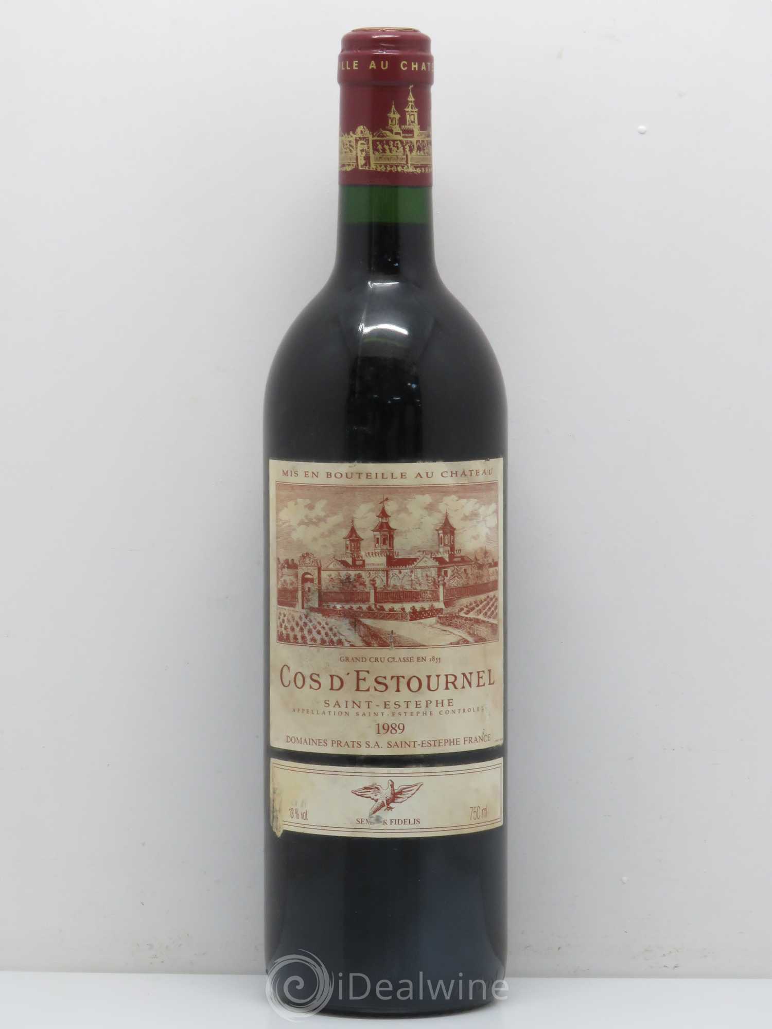 Cos d'Estournel 2ème Grand Cru Classé 1989 - Lot de 1 bouteille - 0