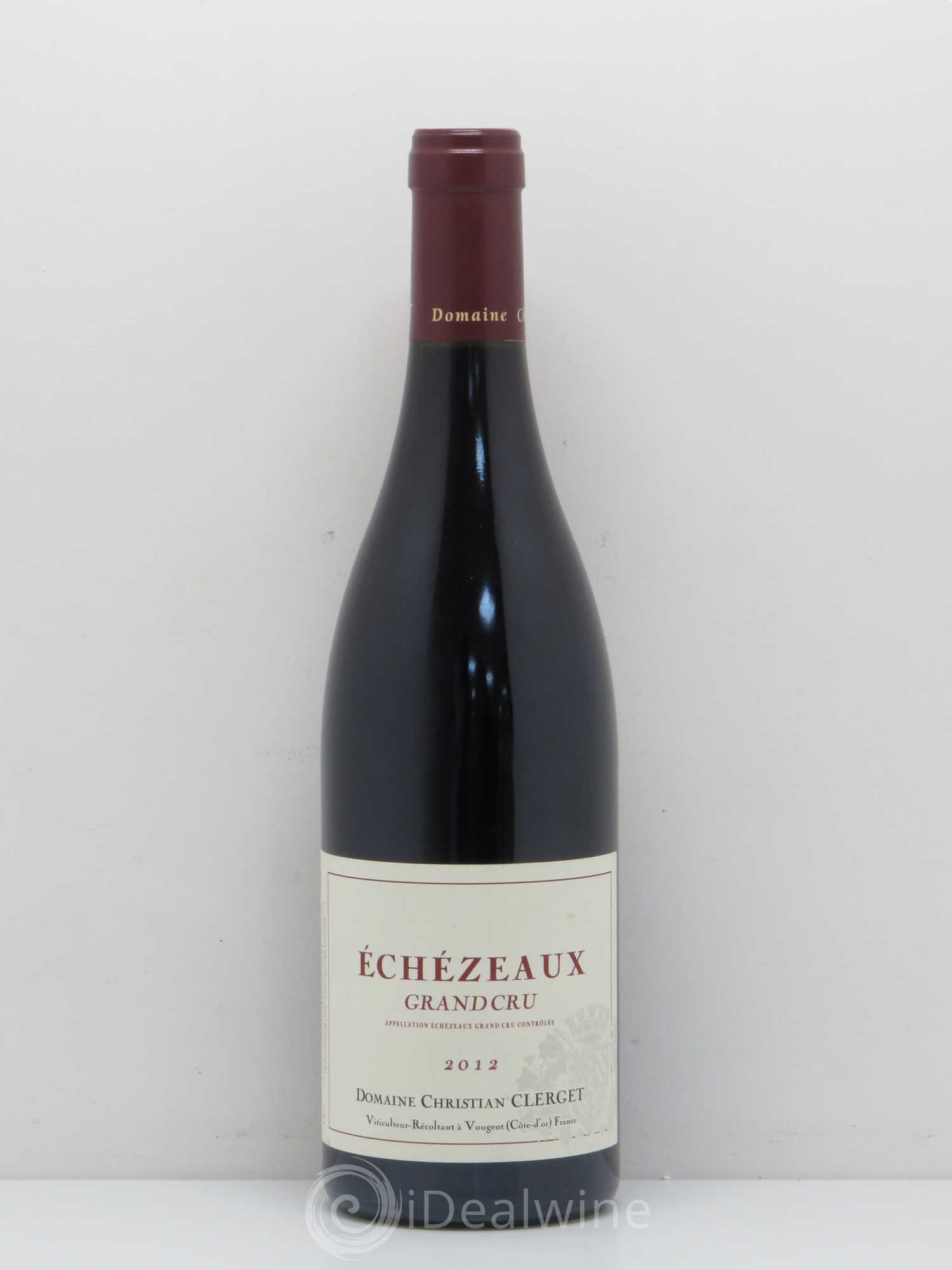 Echezeaux Grand Cru Christian Clerget 2012 - Lot de 1 bouteille - 0