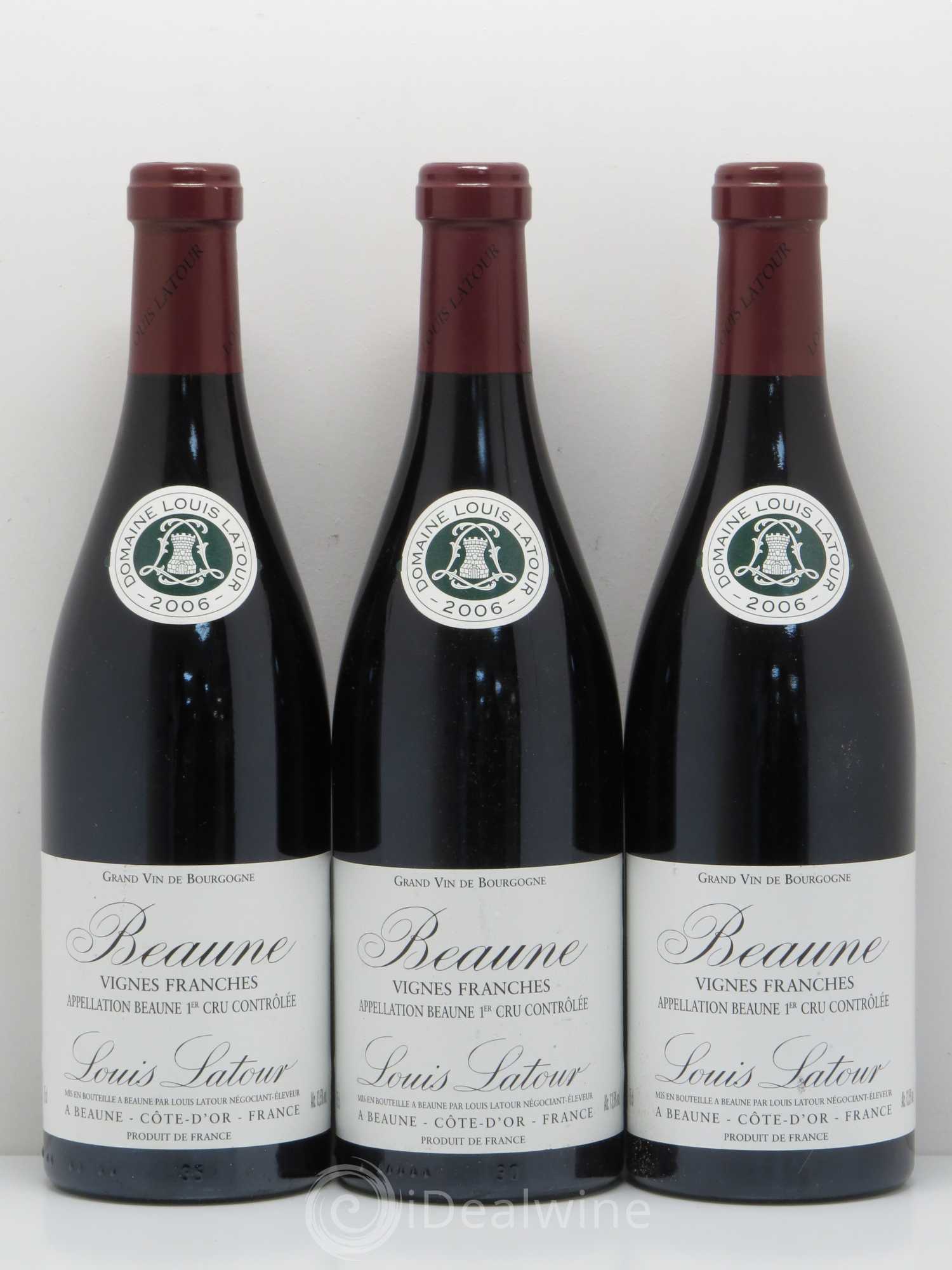 Beaune 1er Cru Vignes Franches Louis Latour 2006 - Lot de 6 bouteilles - 2