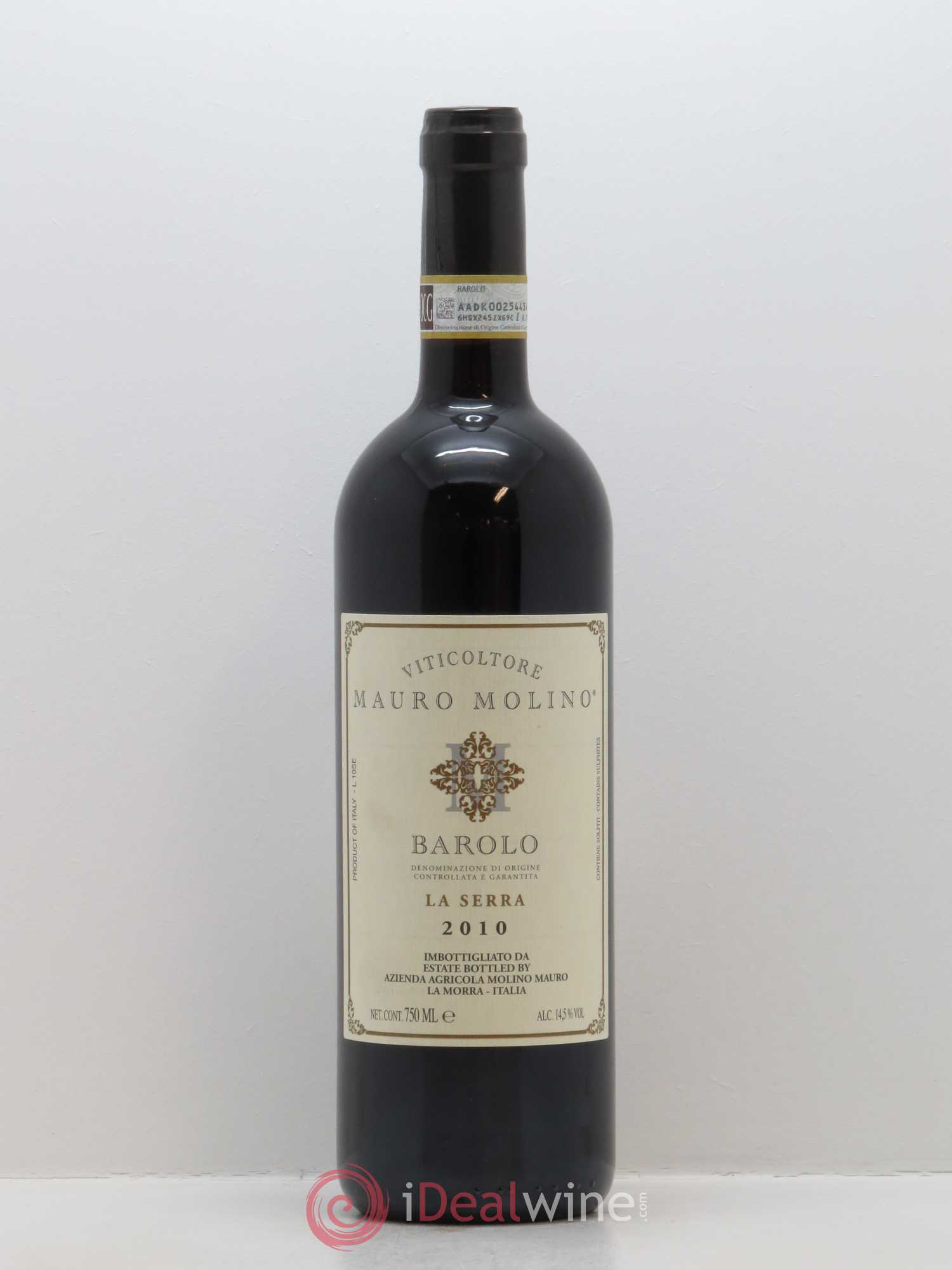 Barolo DOCG Mauro Molino La Serra 2010 - Lot de 1 bouteille - 0