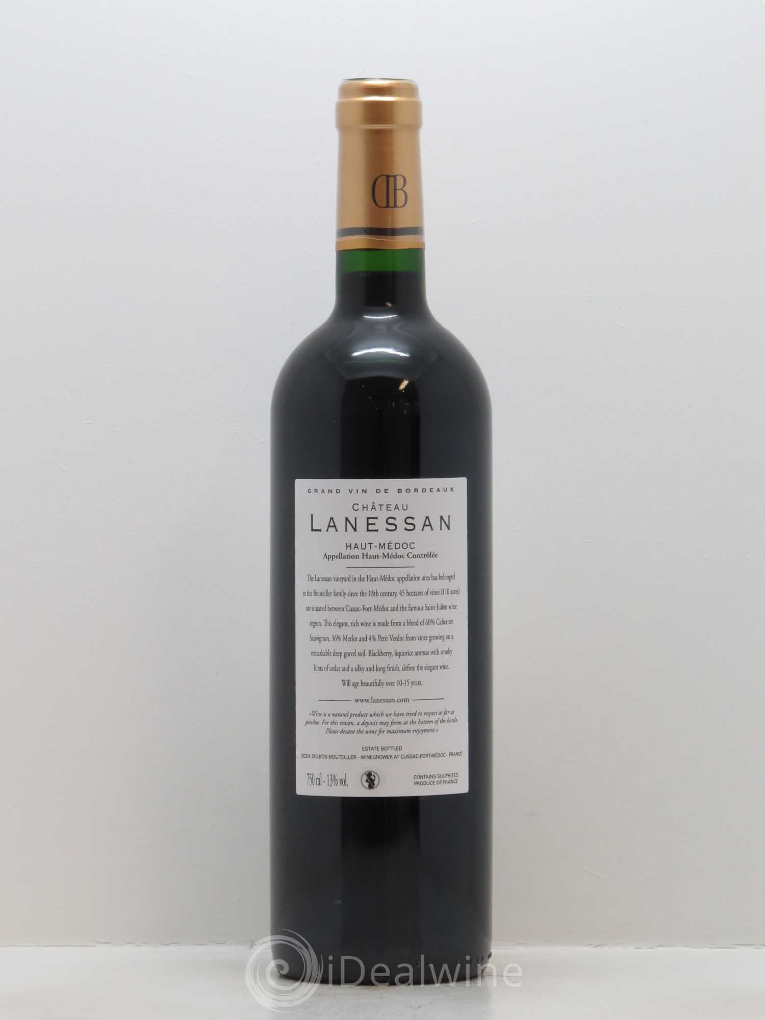 Château Lanessan Cru Bourgeois 2012 - Lot de 1 bouteille - 1