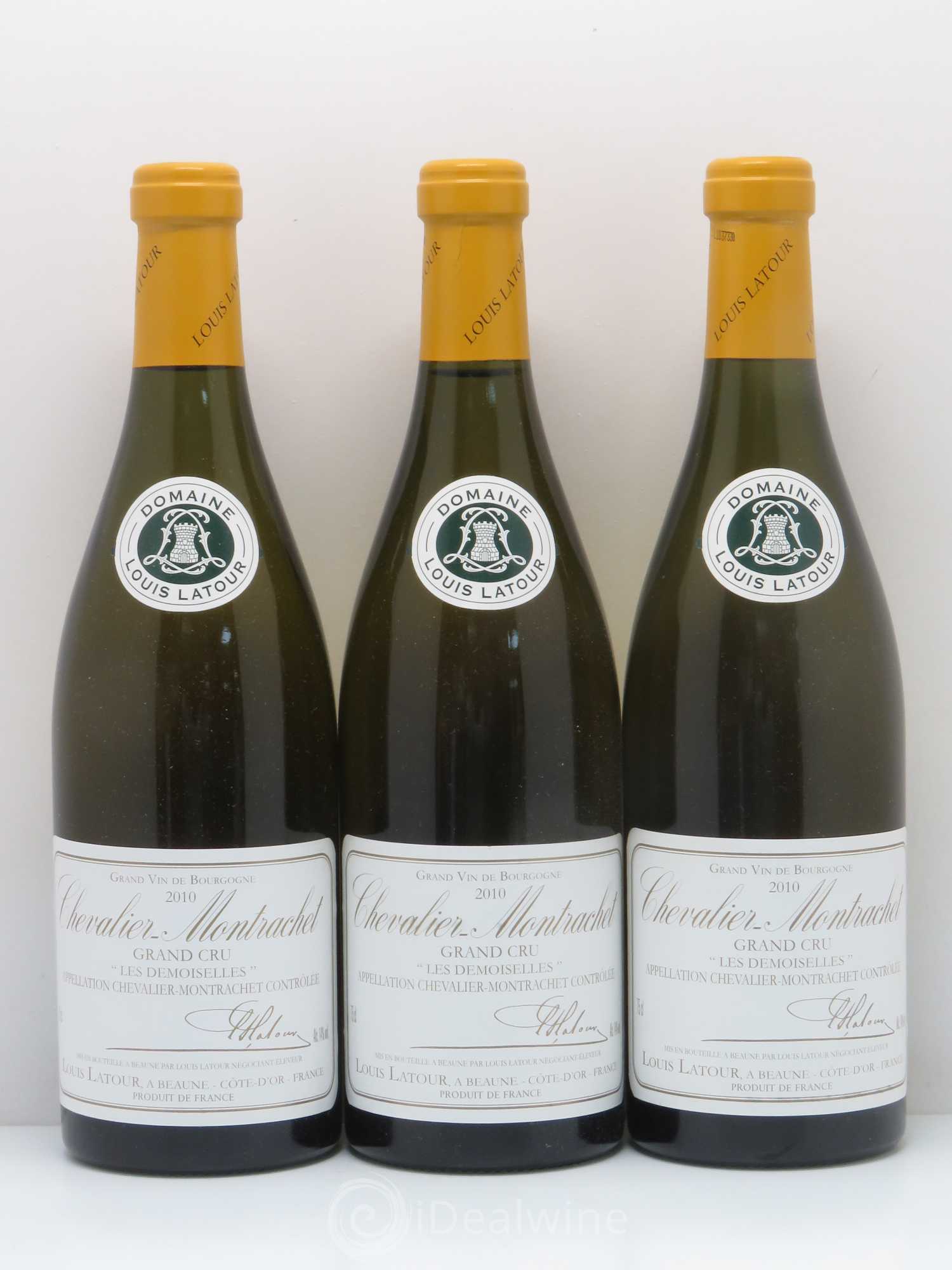 Chevalier-Montrachet Grand Cru Les Demoiselles Louis Latour 2010 - Lot de 3 bouteilles - 0