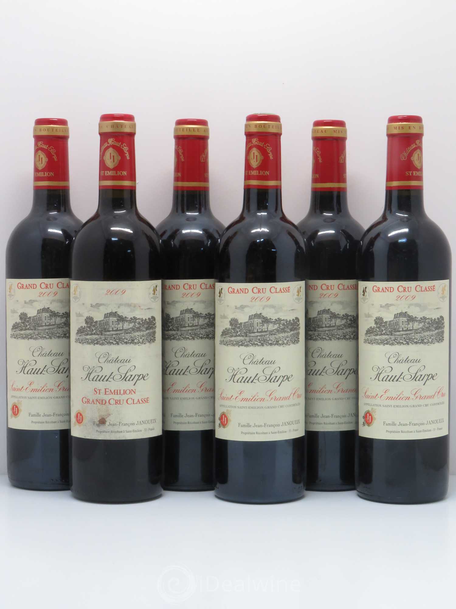 Château Haut Sarpe Grand Cru Classé 2009 - Lot de 6 bouteilles - 0