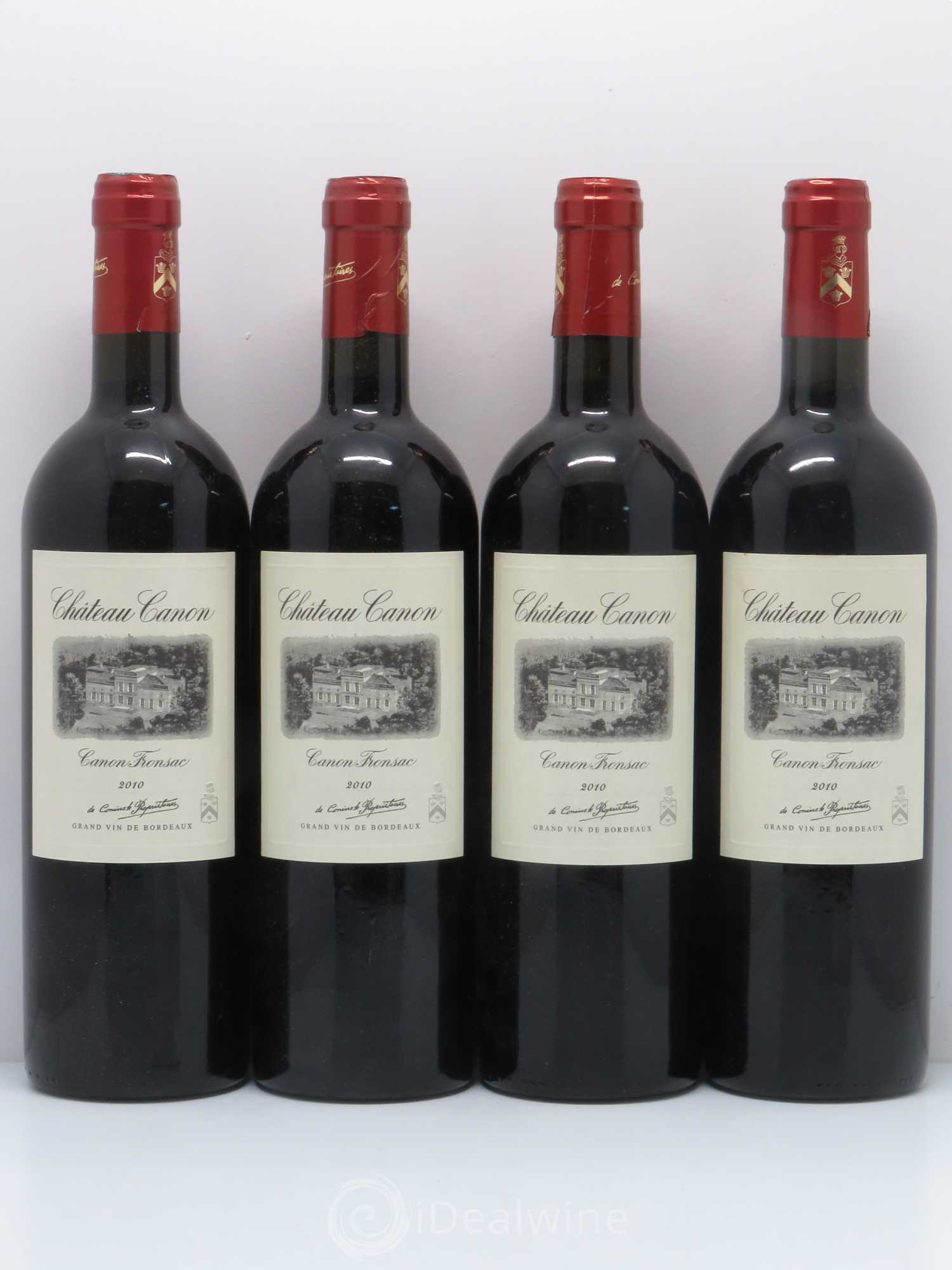 Canon-Fronsac Chateau Canon 2010 - Posten von 4 Flaschen - 0