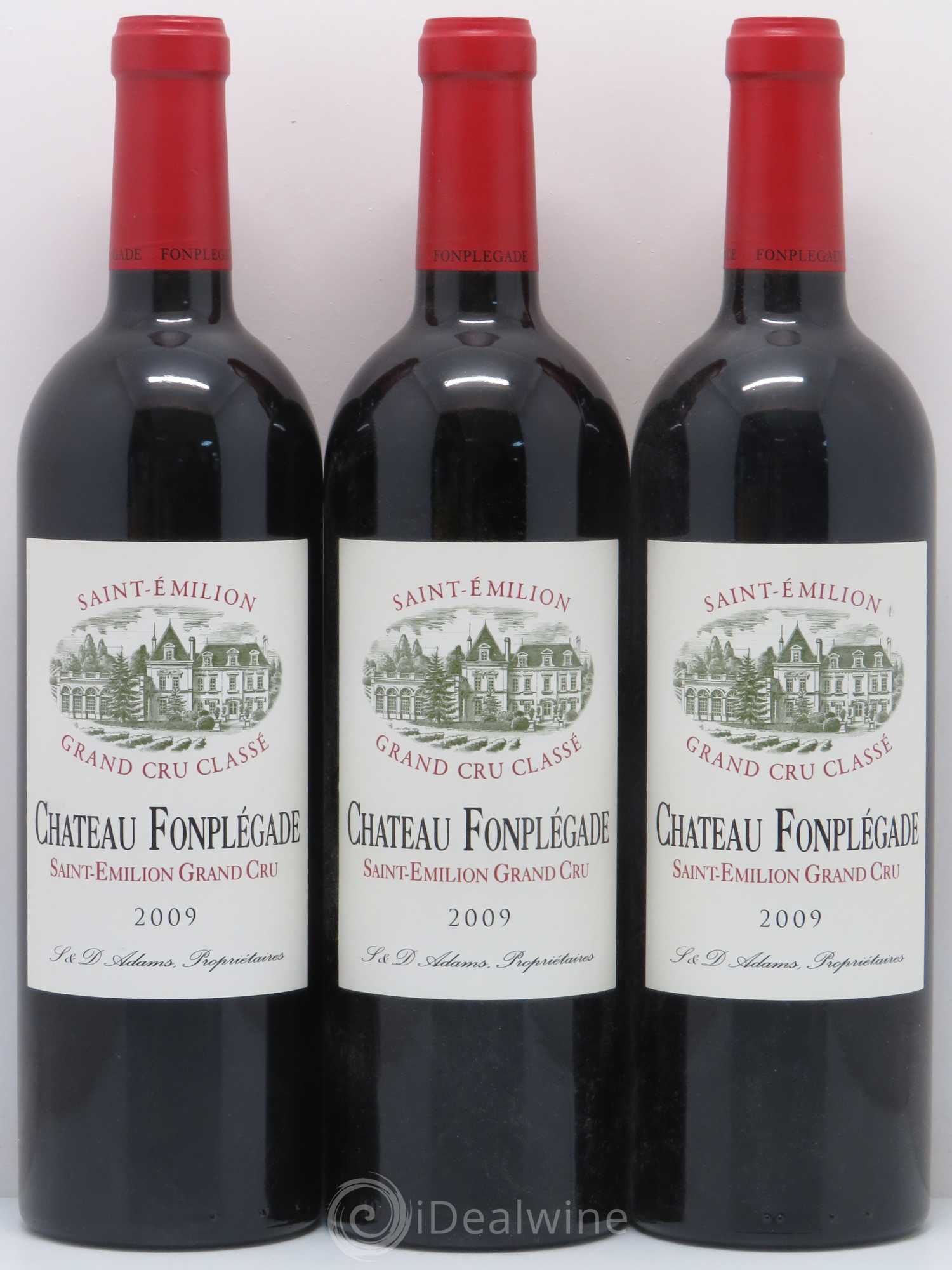 Saint-Émilion Chateau Fonplégade 2009 - Posten von 6 Flaschen - 2
