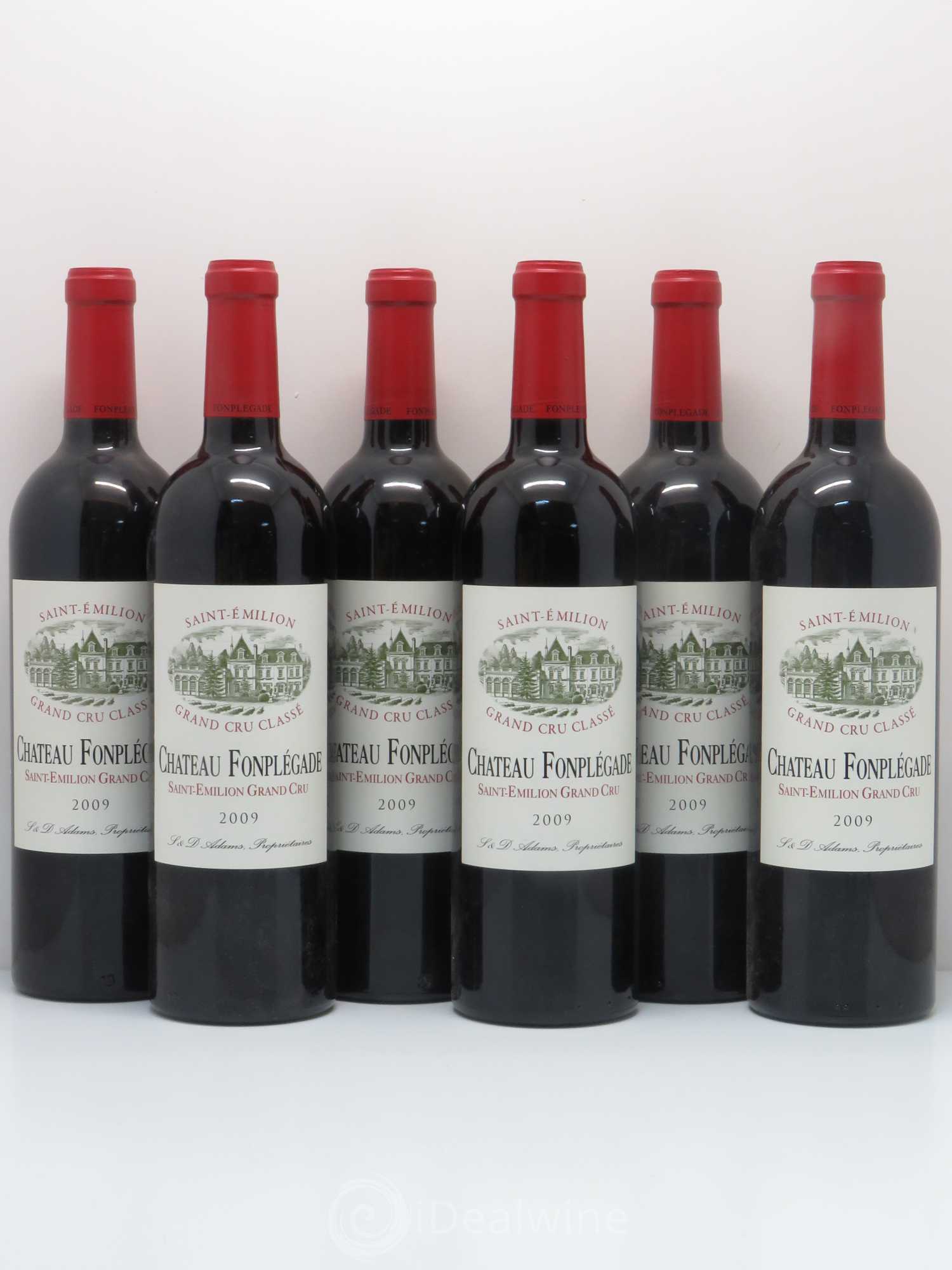 Saint-Émilion Chateau Fonplégade 2009 - Posten von 6 Flaschen - 0