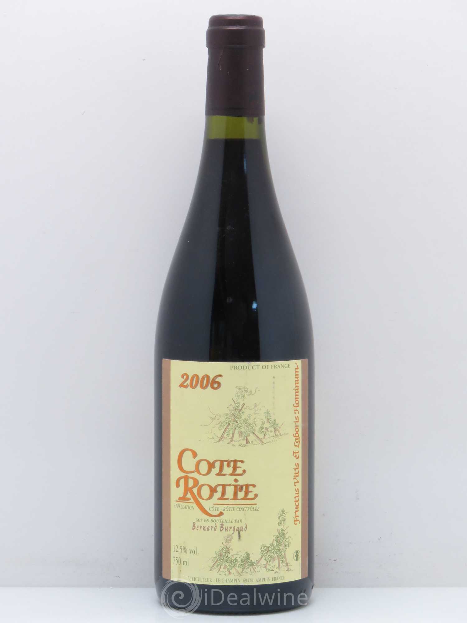 Côte-Rôtie Bernard Burgaud 2006 - Lot de 1 bouteille - 0