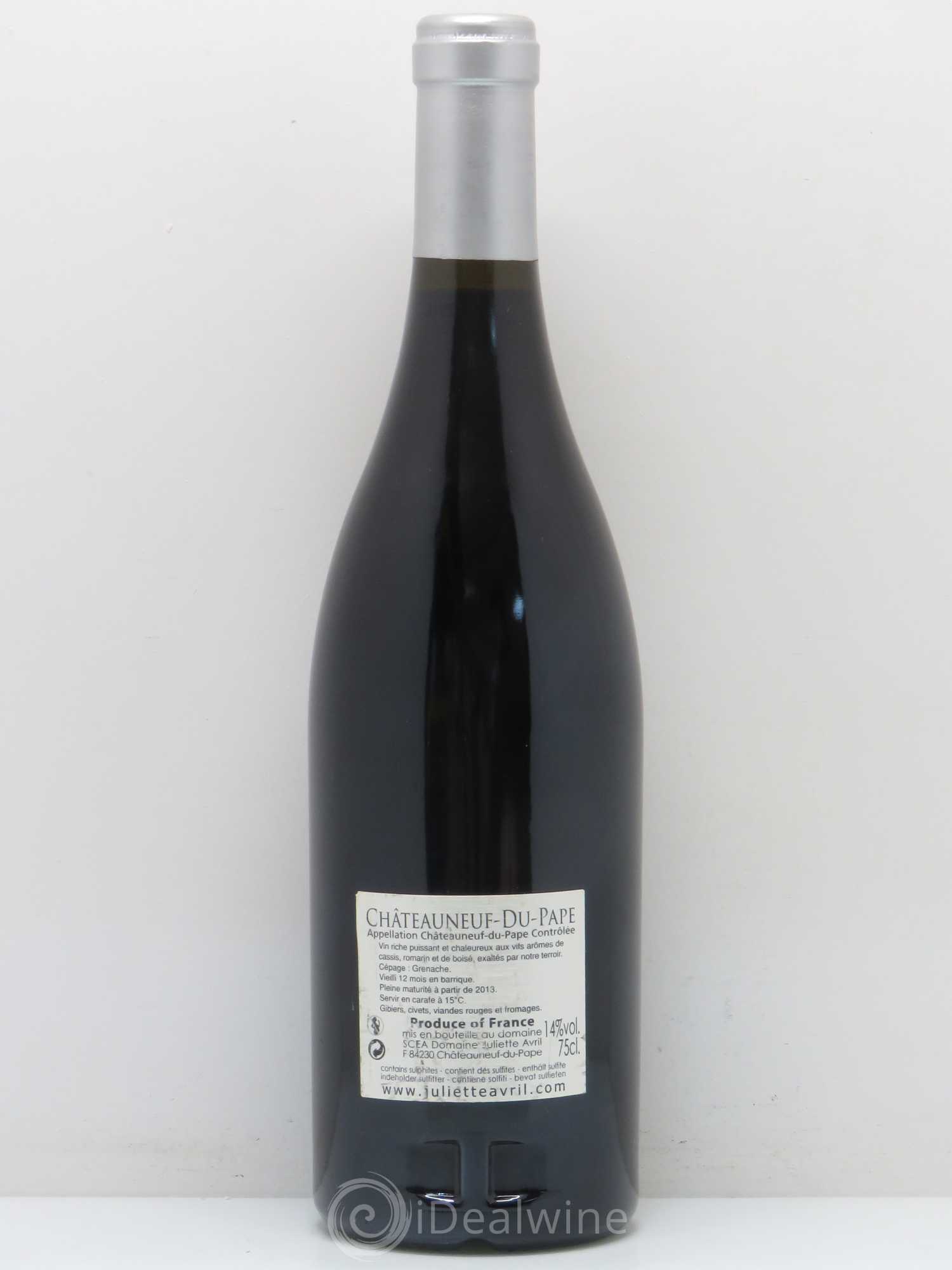 Châteauneuf-du-Pape Domaine Juliette Avril Cuvée Maxence 2008 - Posten von 1 Flasche - 1