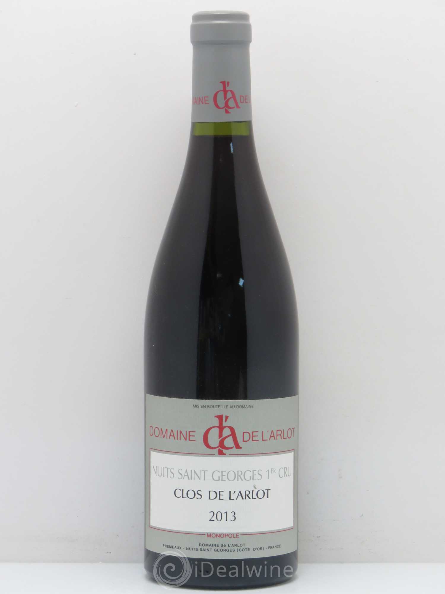 Nuits-Saint-Georges 1er Cru Clos de l'Arlot Domaine de l'Arlot 2013 - Lot de 1 bouteille - 0
