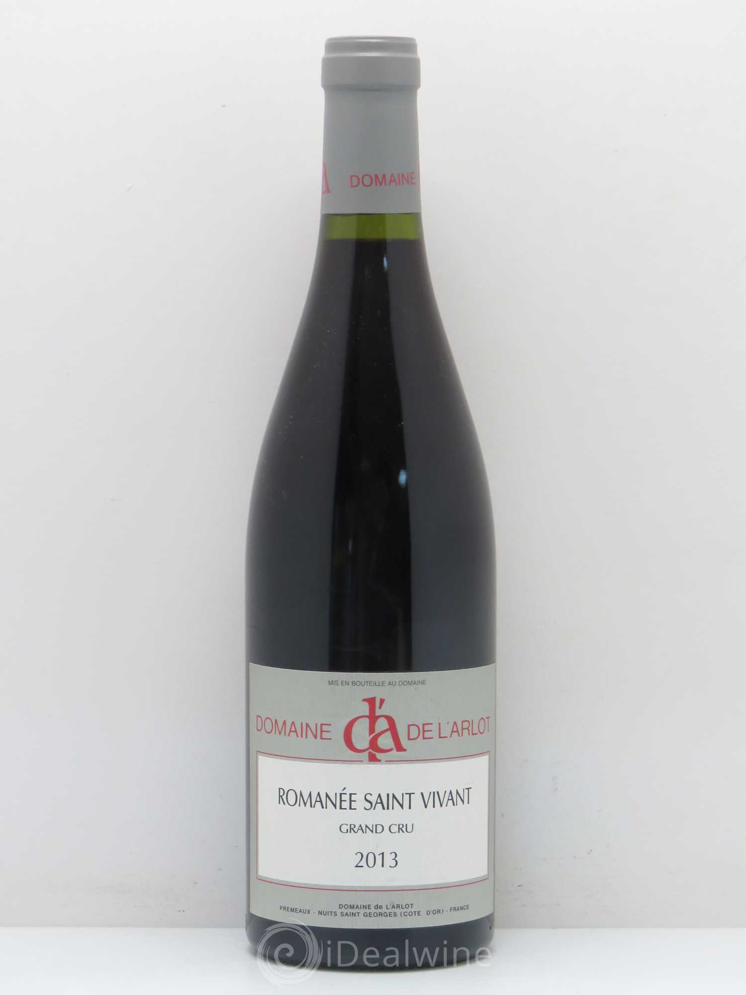 Romanée-Saint-Vivant Grand Cru Domaine de l'Arlot 2013 - Lot de 1 bouteille - 0