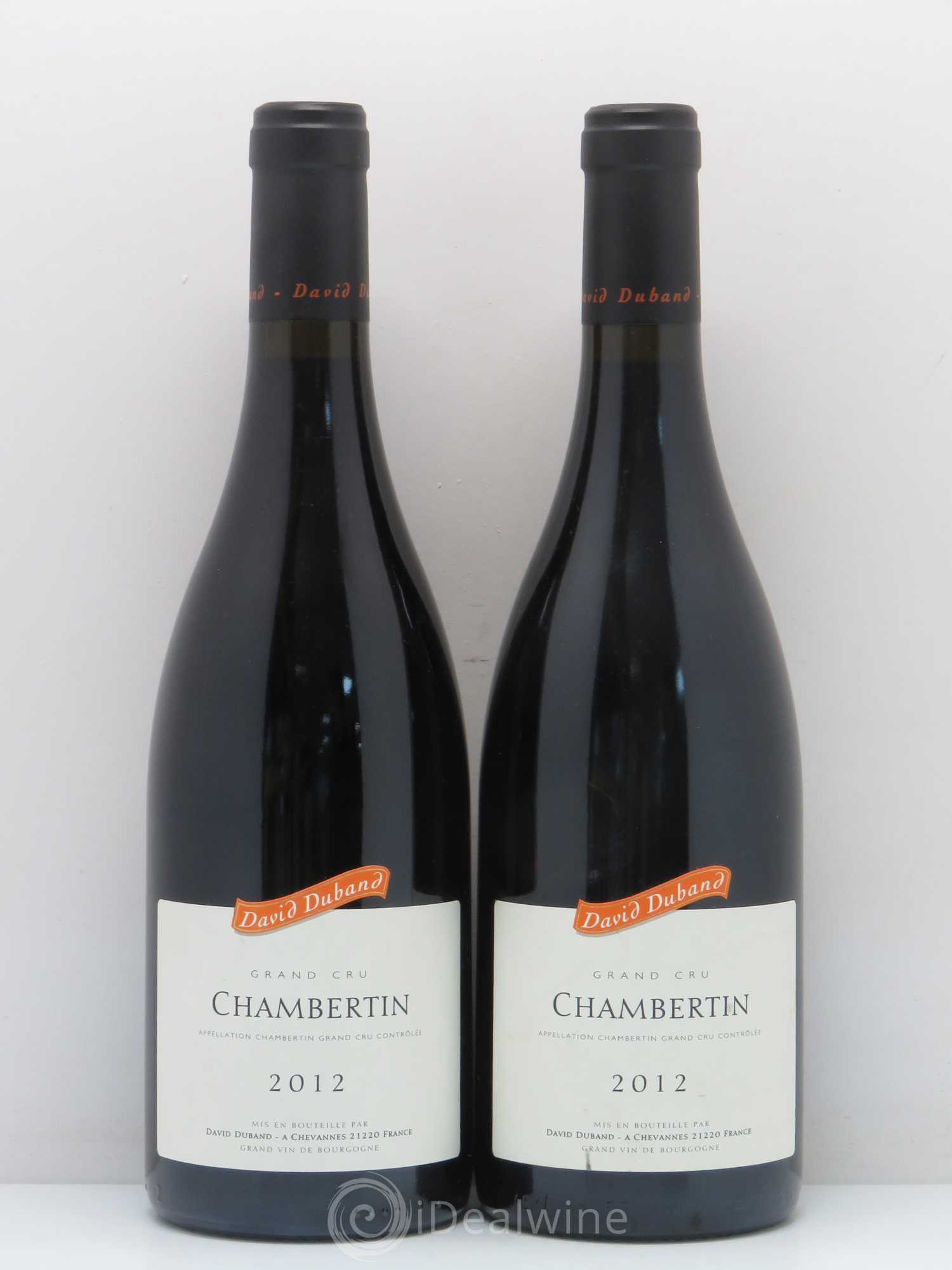 Chambertin Grand Cru Domaine David Duband 2012 - Posten von 2 Flaschen - 0