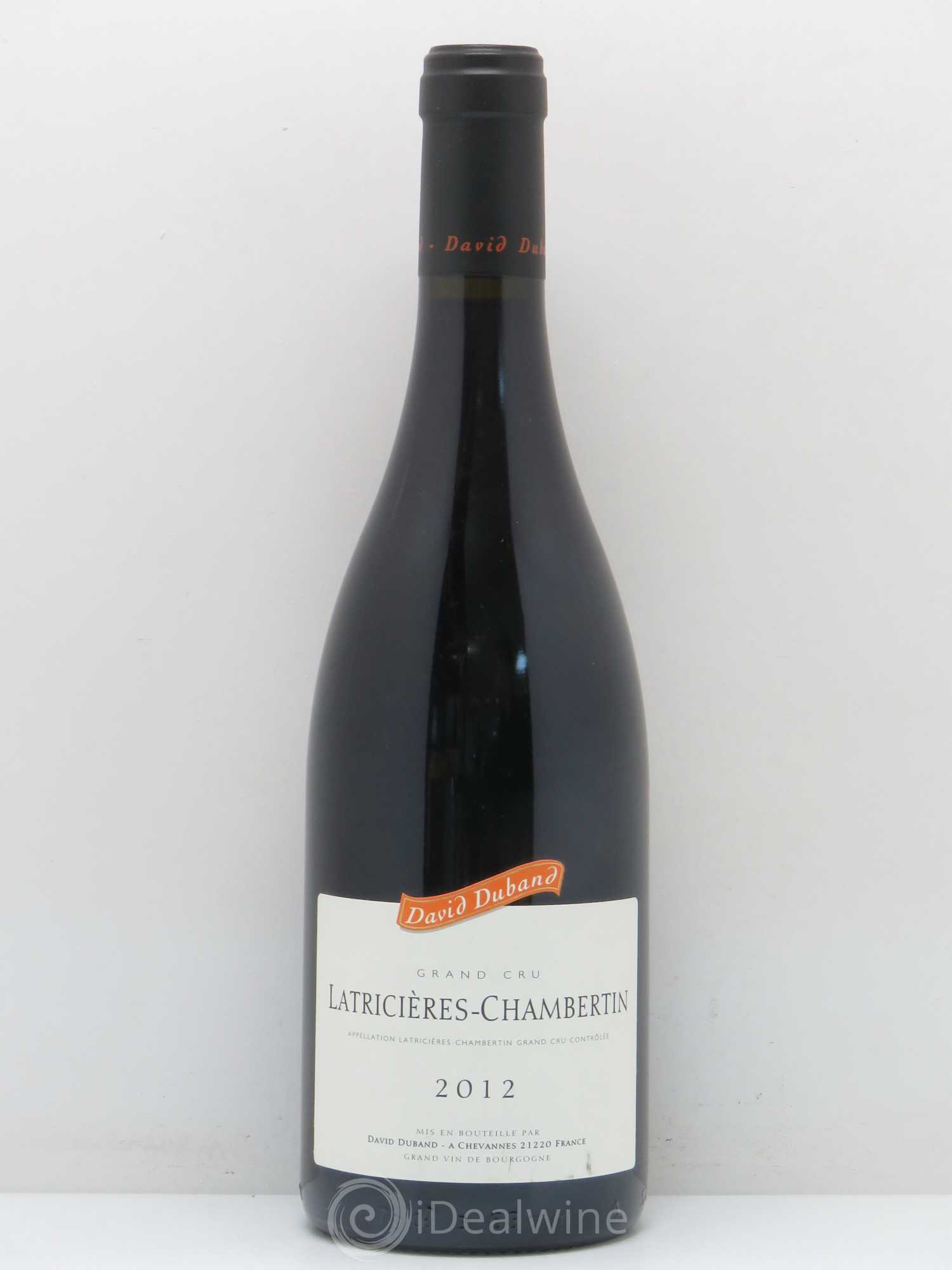 Latricières-Chambertin Grand Cru Domaine David Duband 2012 - Posten von 1 Flasche - 0