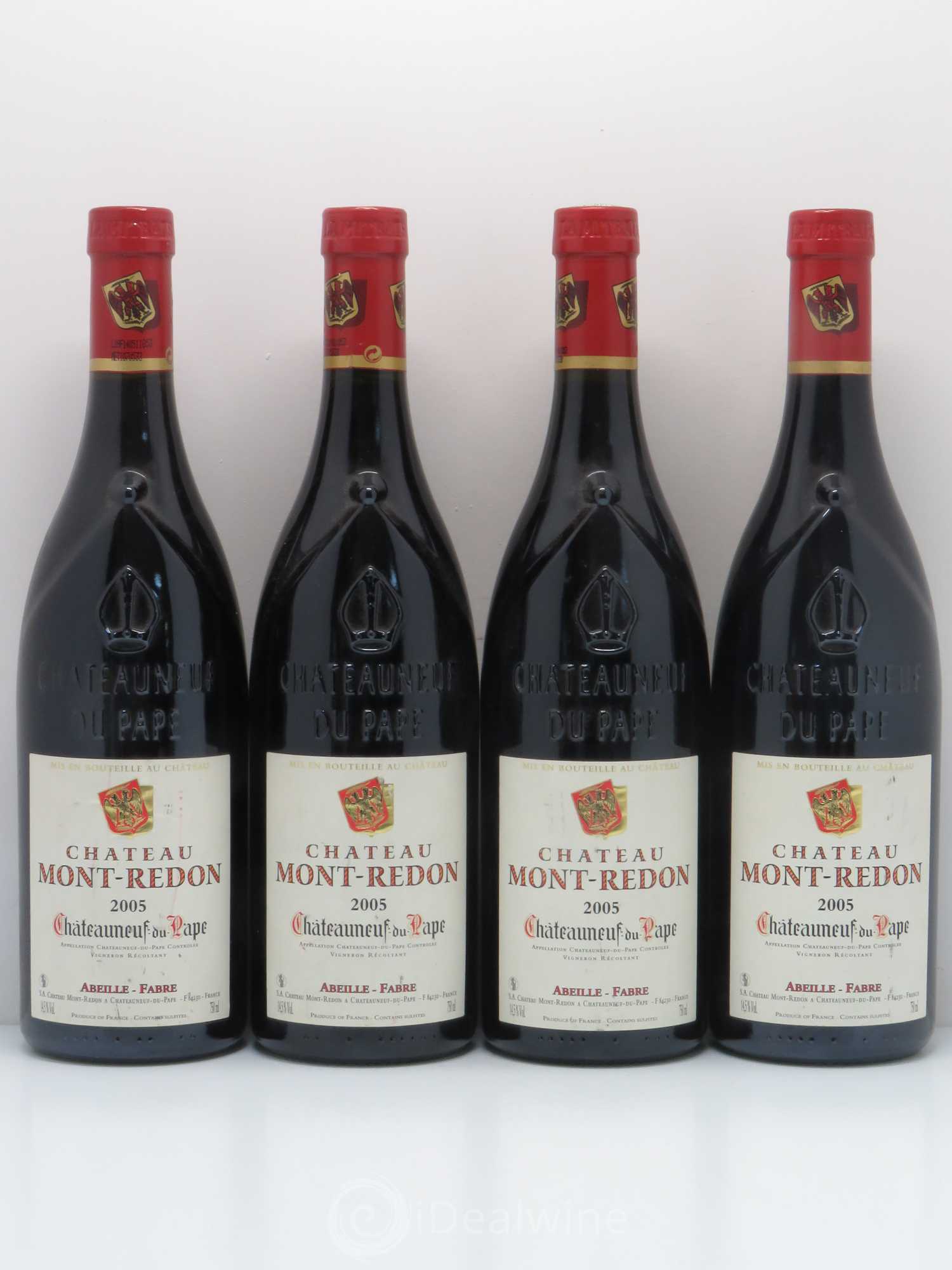 Châteauneuf-du-Pape Château Mont-Redon Famille Abeille-Fabre 2005 - Lot de 4 bouteilles - 0