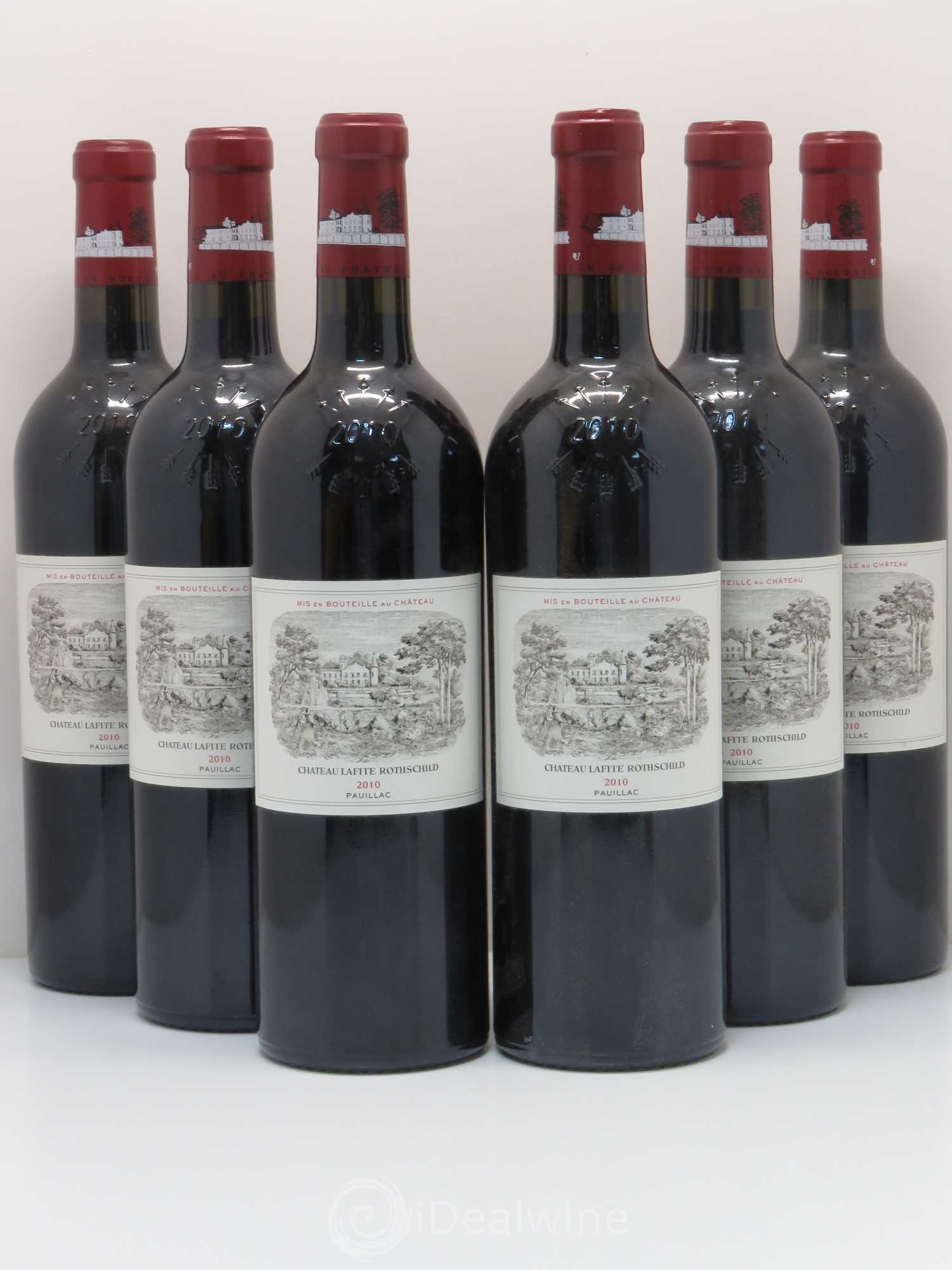 Château Lafite Rothschild 1er Grand Cru Classé 2010 - Lot de 6 bouteilles - 0