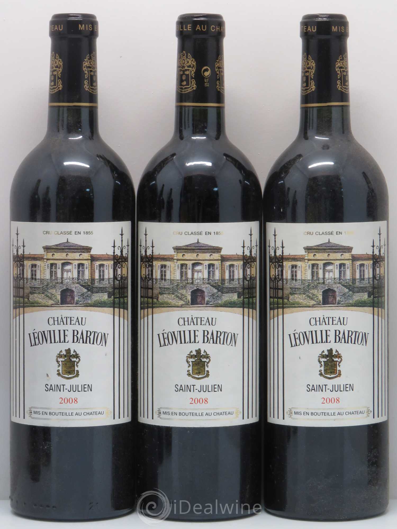 Château Léoville Barton 2ème Grand Cru Classé 2008 - Lot de 6 bouteilles - 1