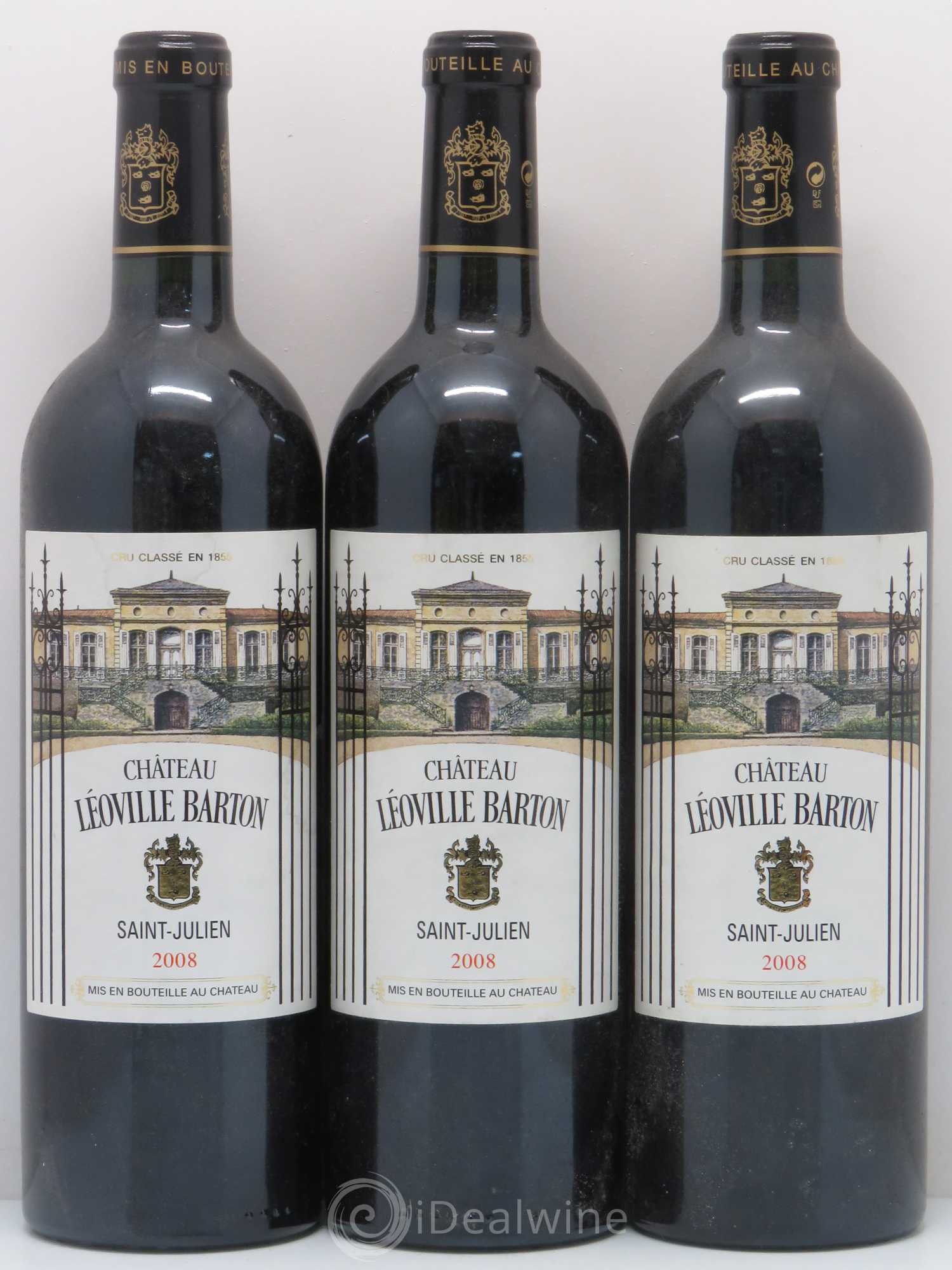 Château Léoville Barton 2ème Grand Cru Classé 2008 - Lot de 6 bouteilles - 2