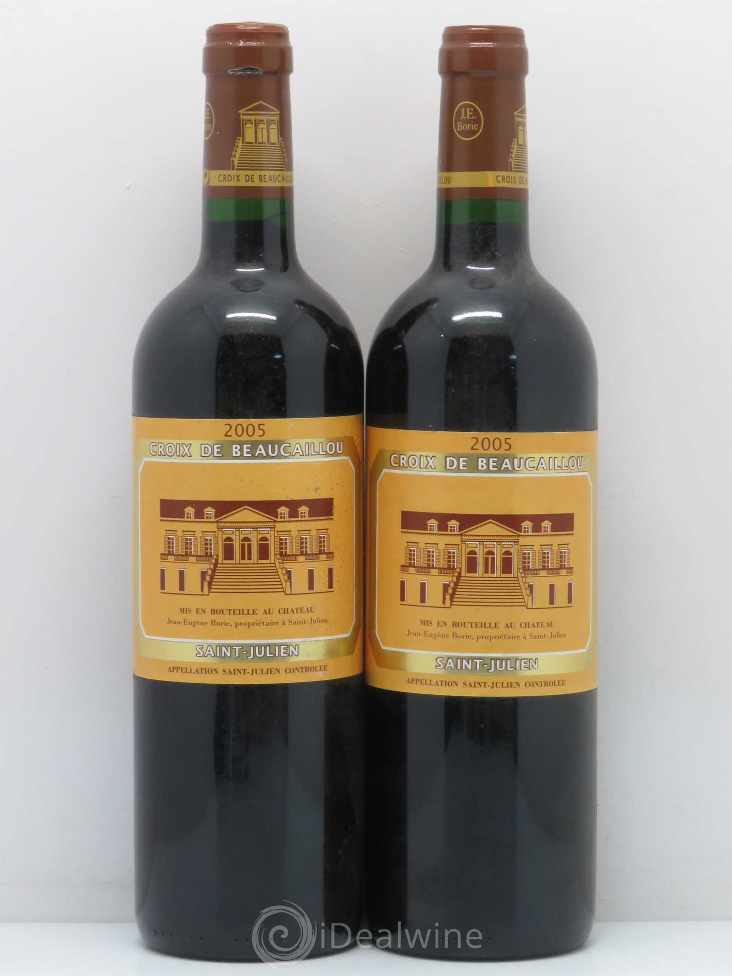 La Croix de Beaucaillou Second Vin 2005 - Lot de 2 bouteilles - 0