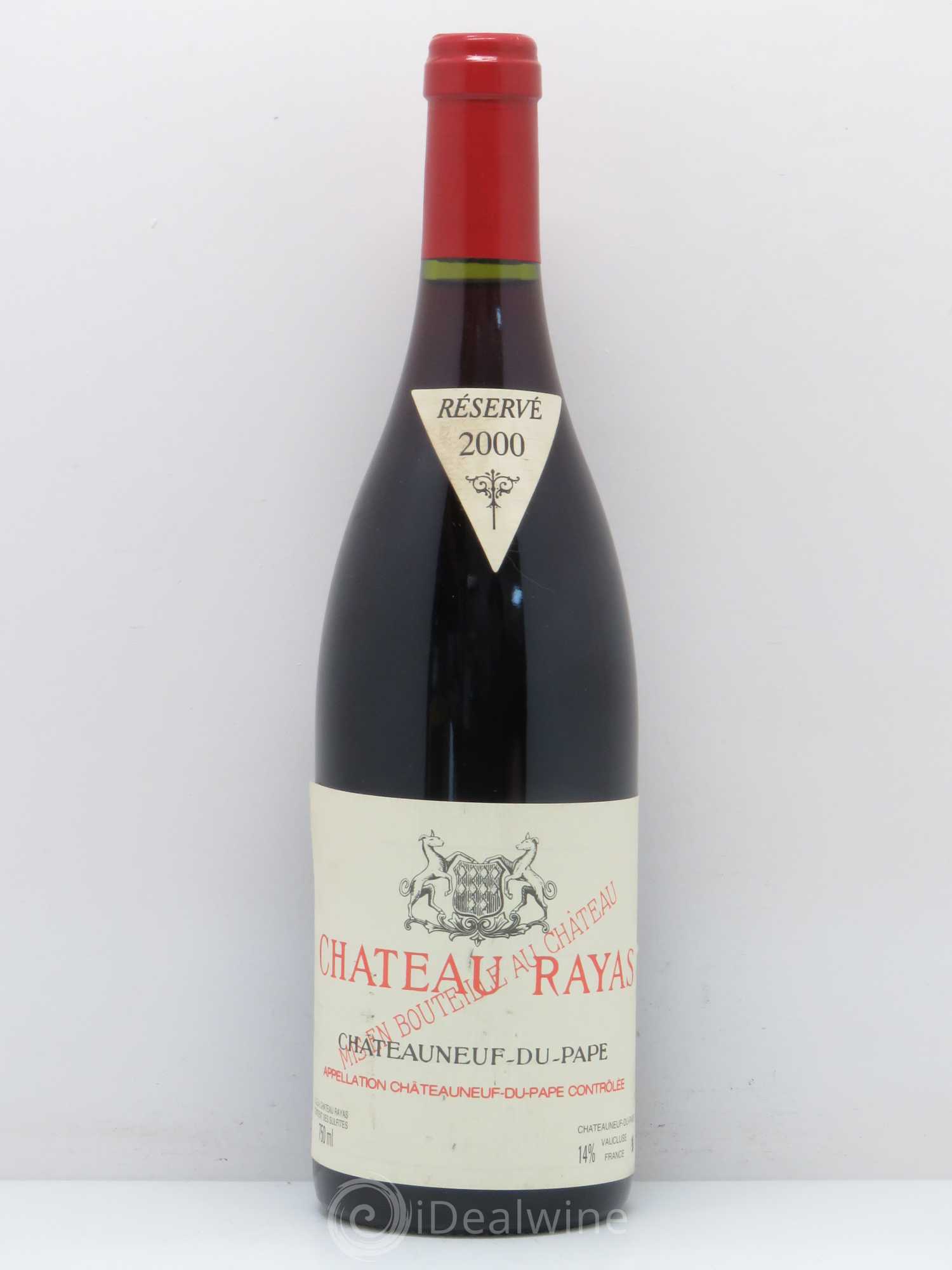 Châteauneuf-du-Pape Château Rayas Emmanuel Reynaud 2000 - Lot de 1 bouteille - 0