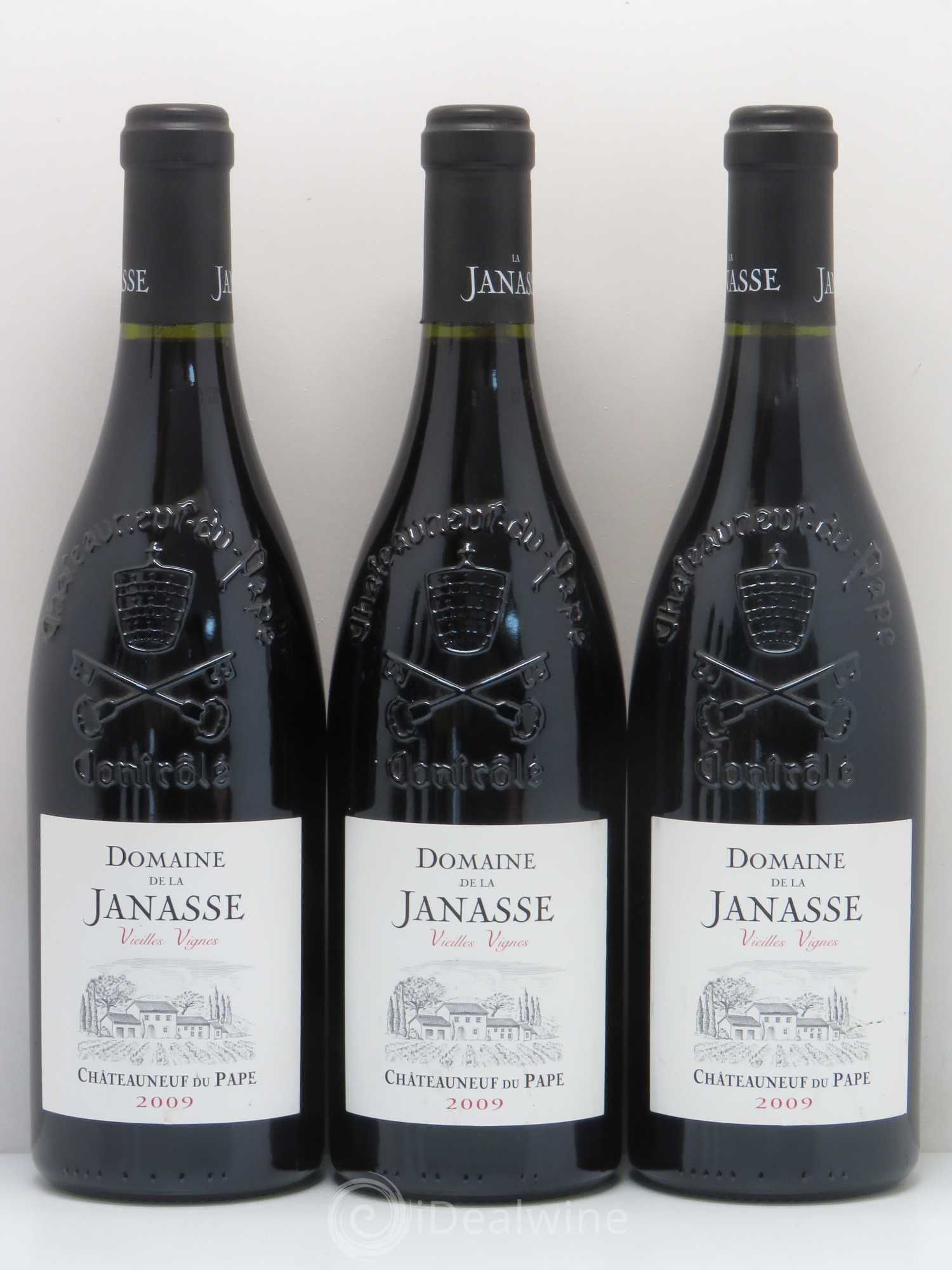 Châteauneuf-du-Pape Cuvée Vieilles Vignes La Janasse (Domaine de) 2009 - Lot de 6 bouteilles - 1