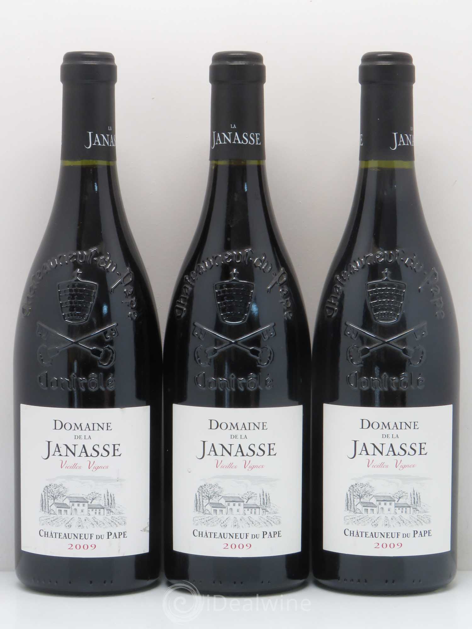 Châteauneuf-du-Pape Cuvée Vieilles Vignes La Janasse (Domaine de) 2009 - Lot de 6 bouteilles - 2
