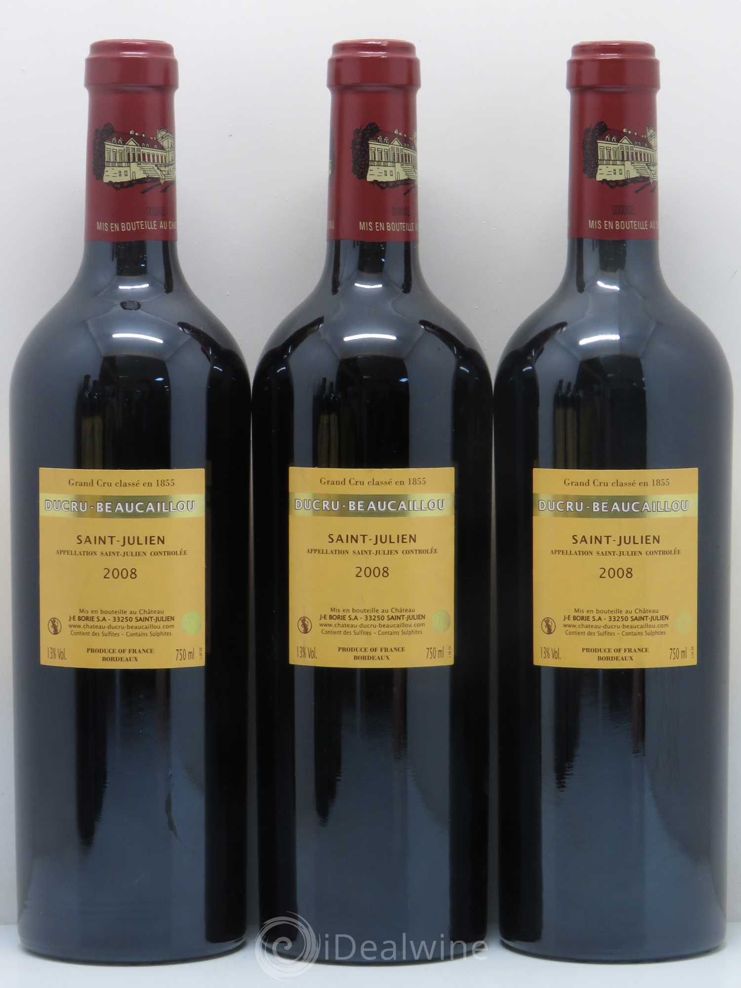 Château Ducru Beaucaillou 2ème Grand Cru Classé 2008 - Lot de 6 bouteilles - 2