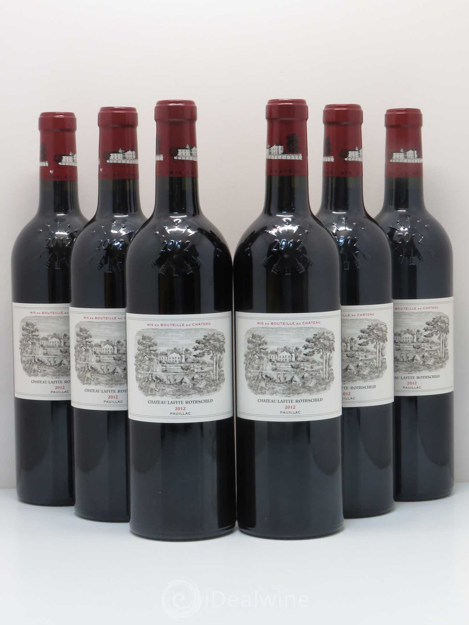 Château Lafite Rothschild 1er Grand Cru Classé 2012 - Lot de 6 bouteilles - 0