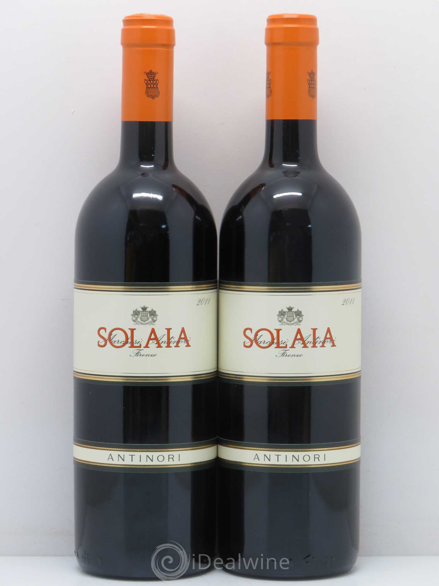 Toscana IGT Solaia Tenuta Tignanello - Marchesi Antinori 2011 - Lot de 2 bouteilles - 0
