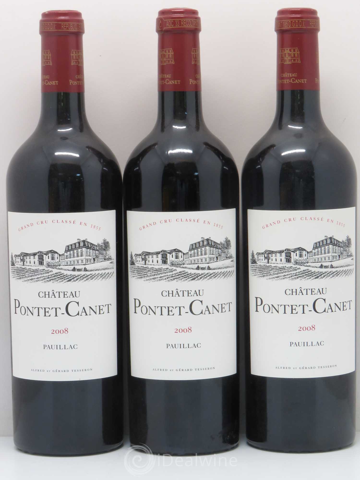 Château Pontet Canet 5ème Grand Cru Classé 2008 - Lot de 6 bouteilles - 2