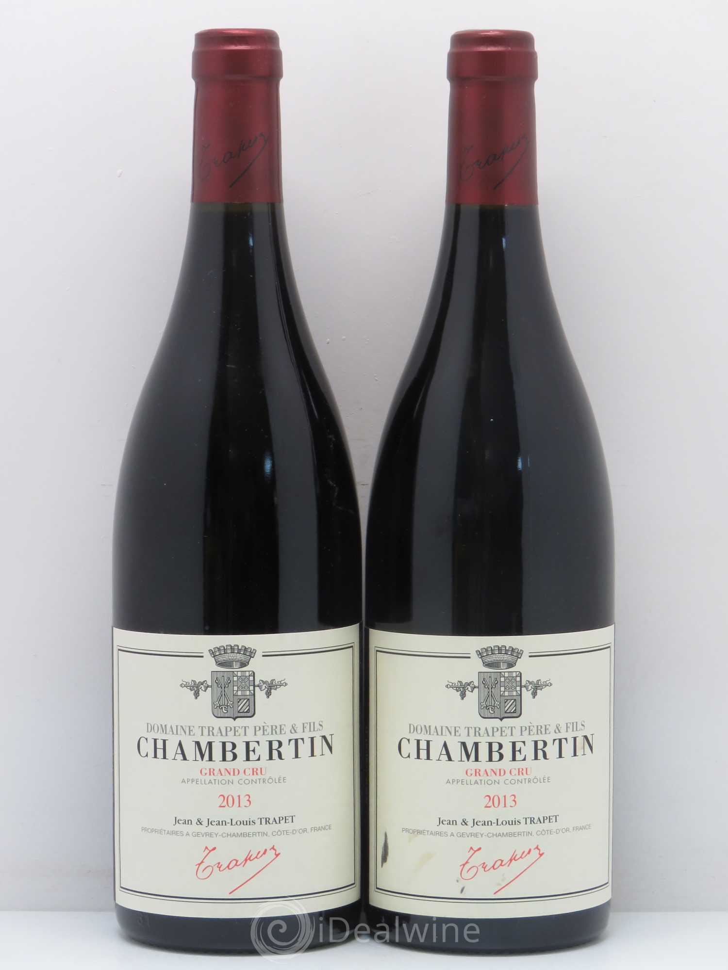 Chambertin Grand Cru Domaine Trapet 2013 - Lot de 2 bouteilles - 0