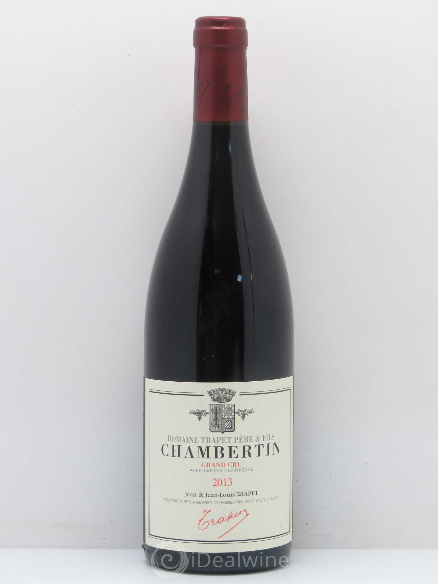 Chambertin Grand Cru Domaine Trapet 2013 - Lot de 1 bouteille - 0