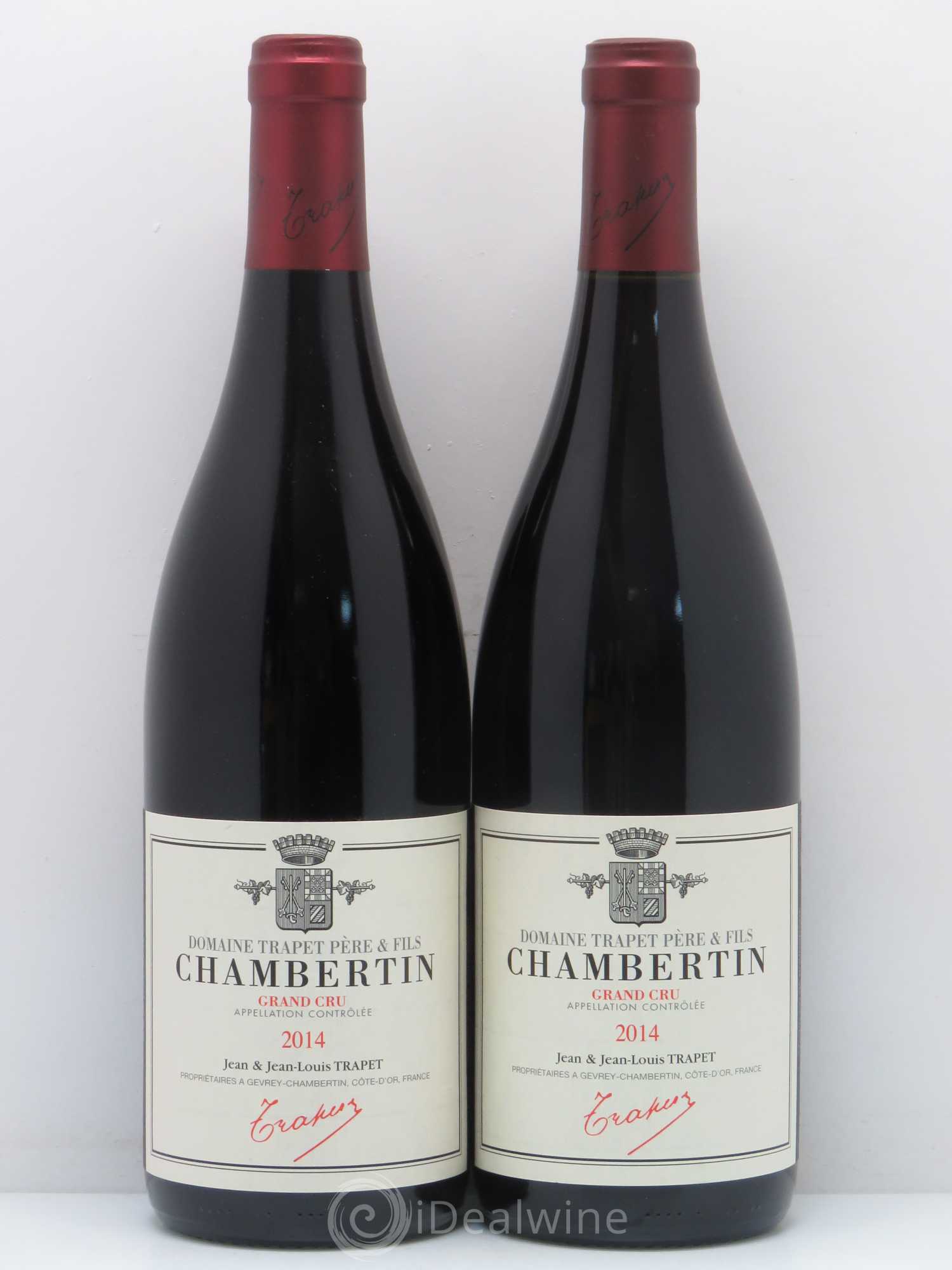 Chambertin Grand Cru Domaine Trapet 2014 - Lot de 2 bouteilles - 0
