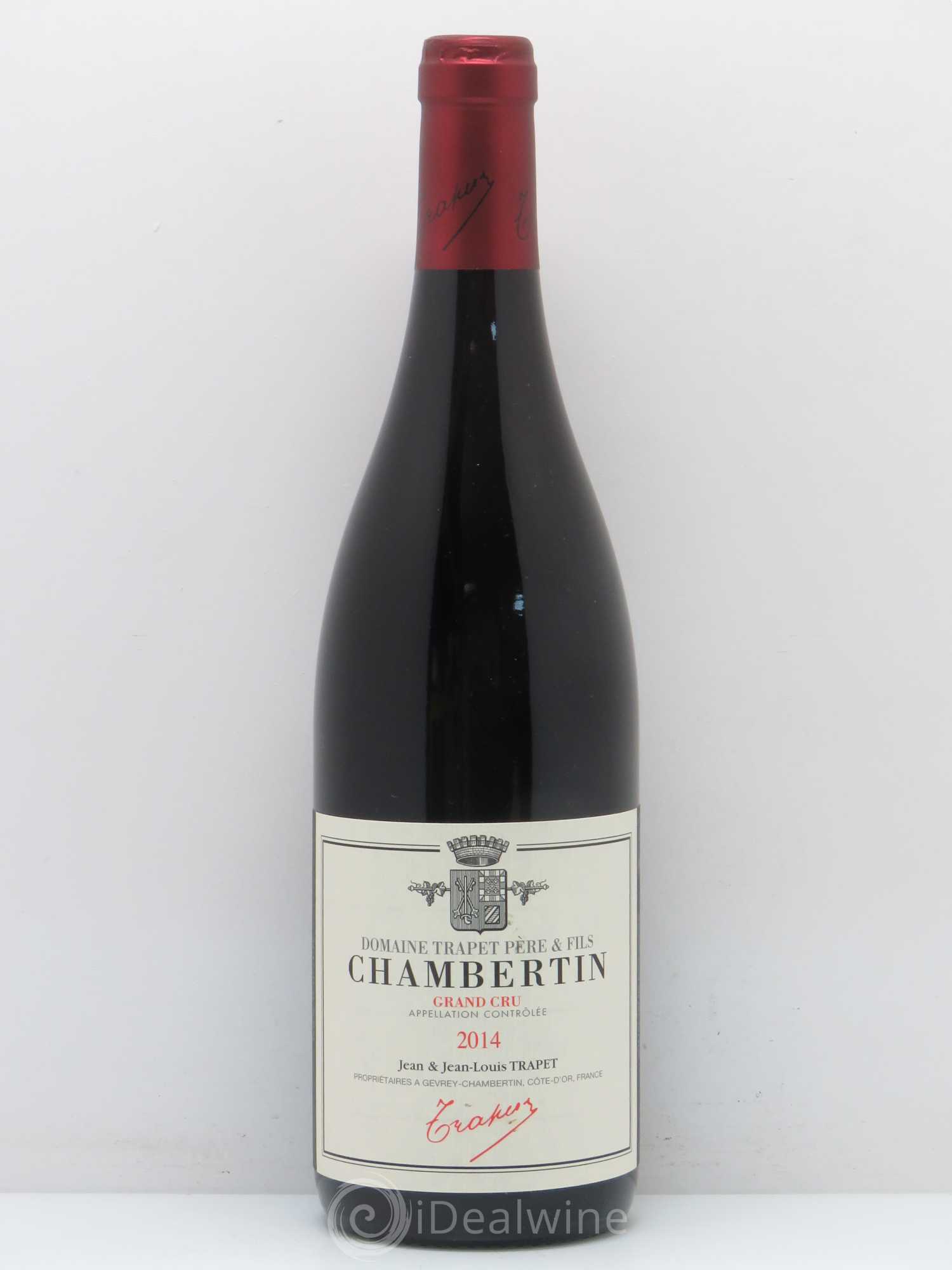 Chambertin Grand Cru Domaine Trapet 2014 - Lot de 1 bouteille - 0