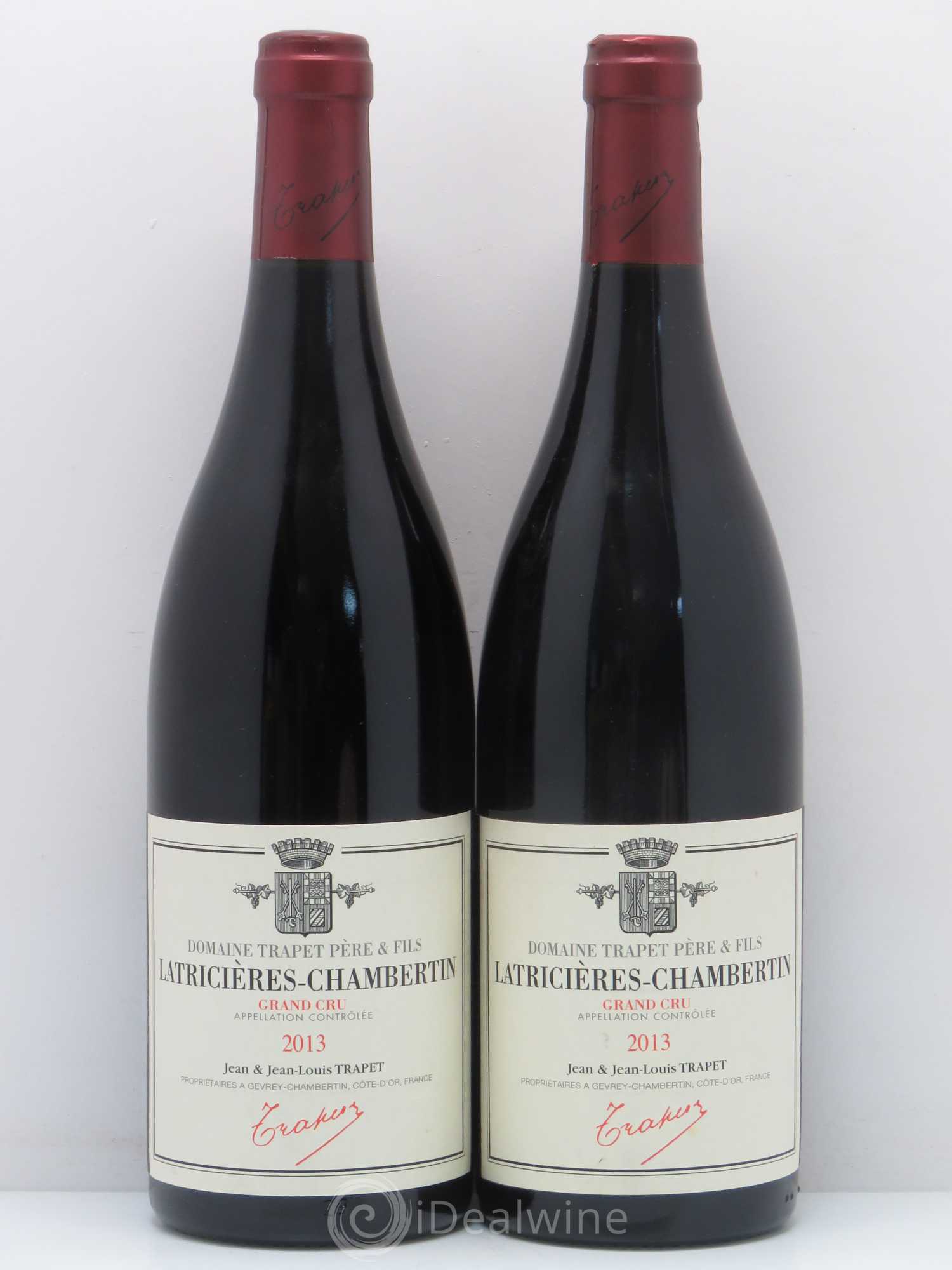 Latricières-Chambertin Grand Cru Domaine Trapet 2013 - Lot de 2 bouteilles - 0