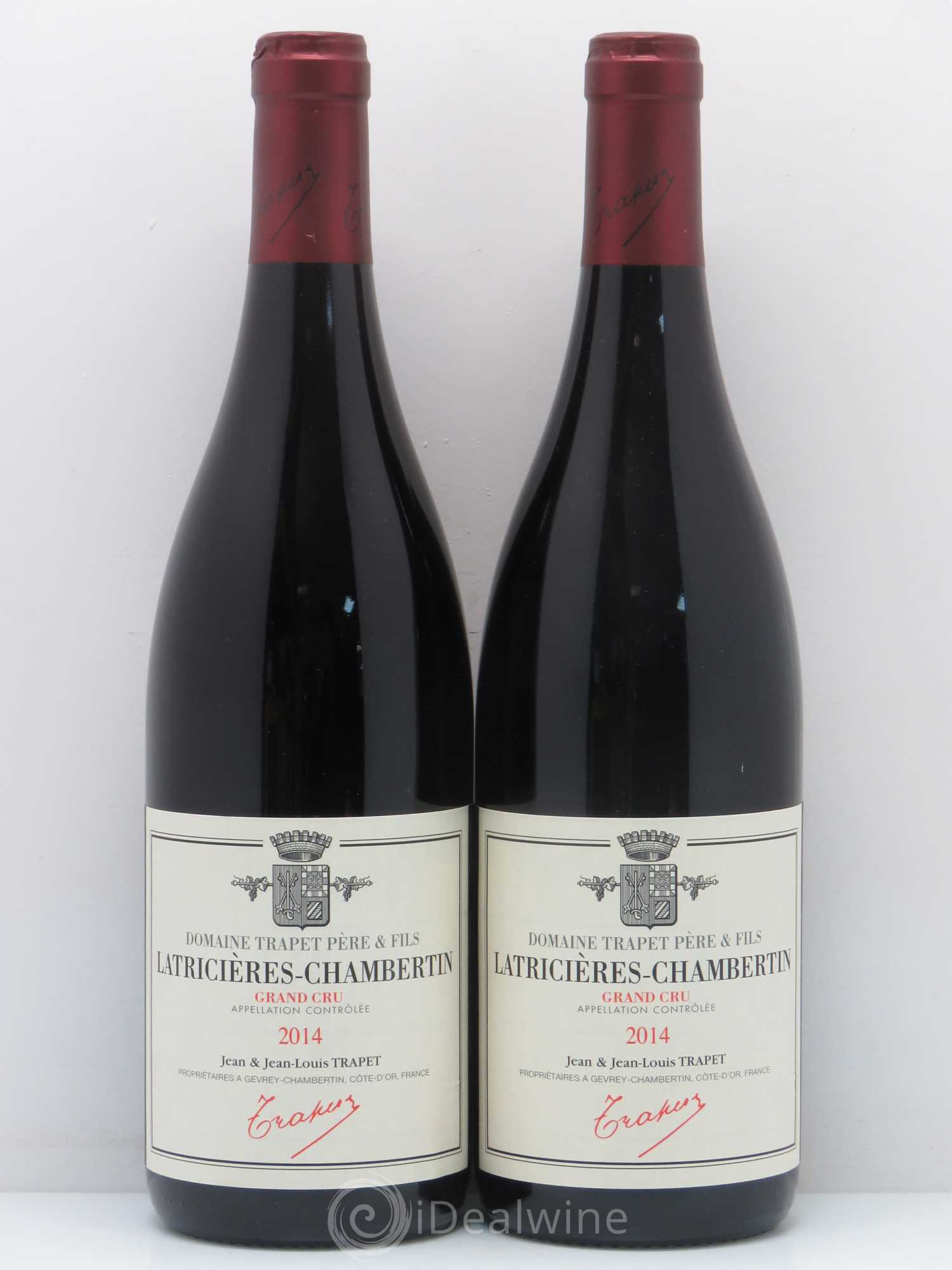 Latricières-Chambertin Grand Cru Domaine Trapet 2014 - Lot de 2 bouteilles - 0