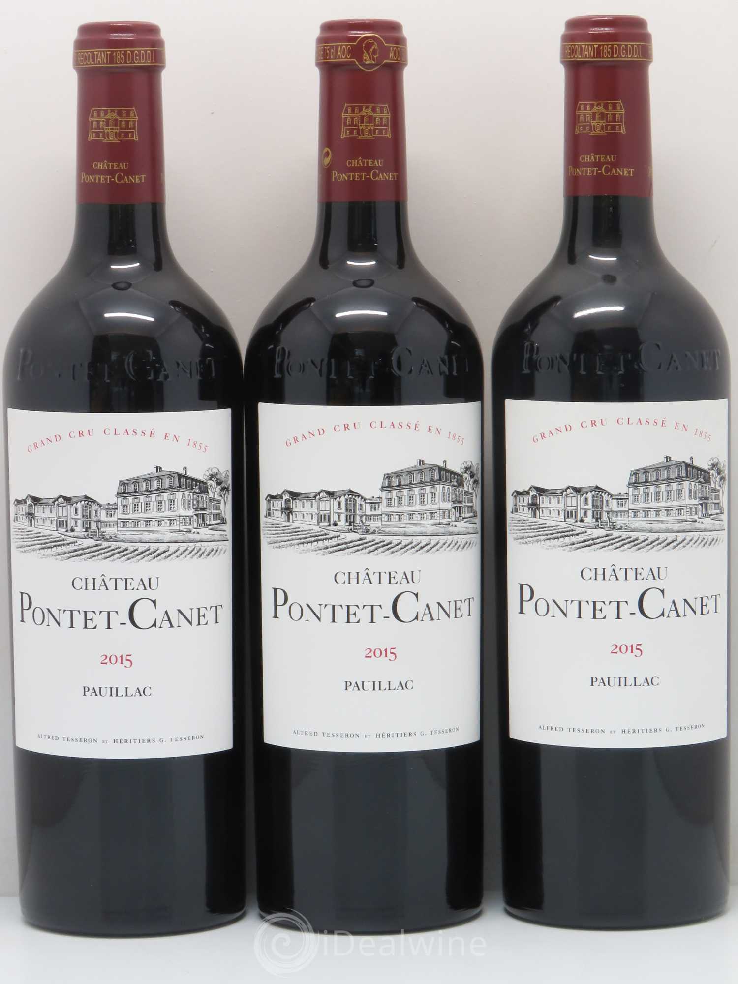 Château Pontet Canet 5ème Grand Cru Classé 2015 - Lot de 6 bouteilles - 2