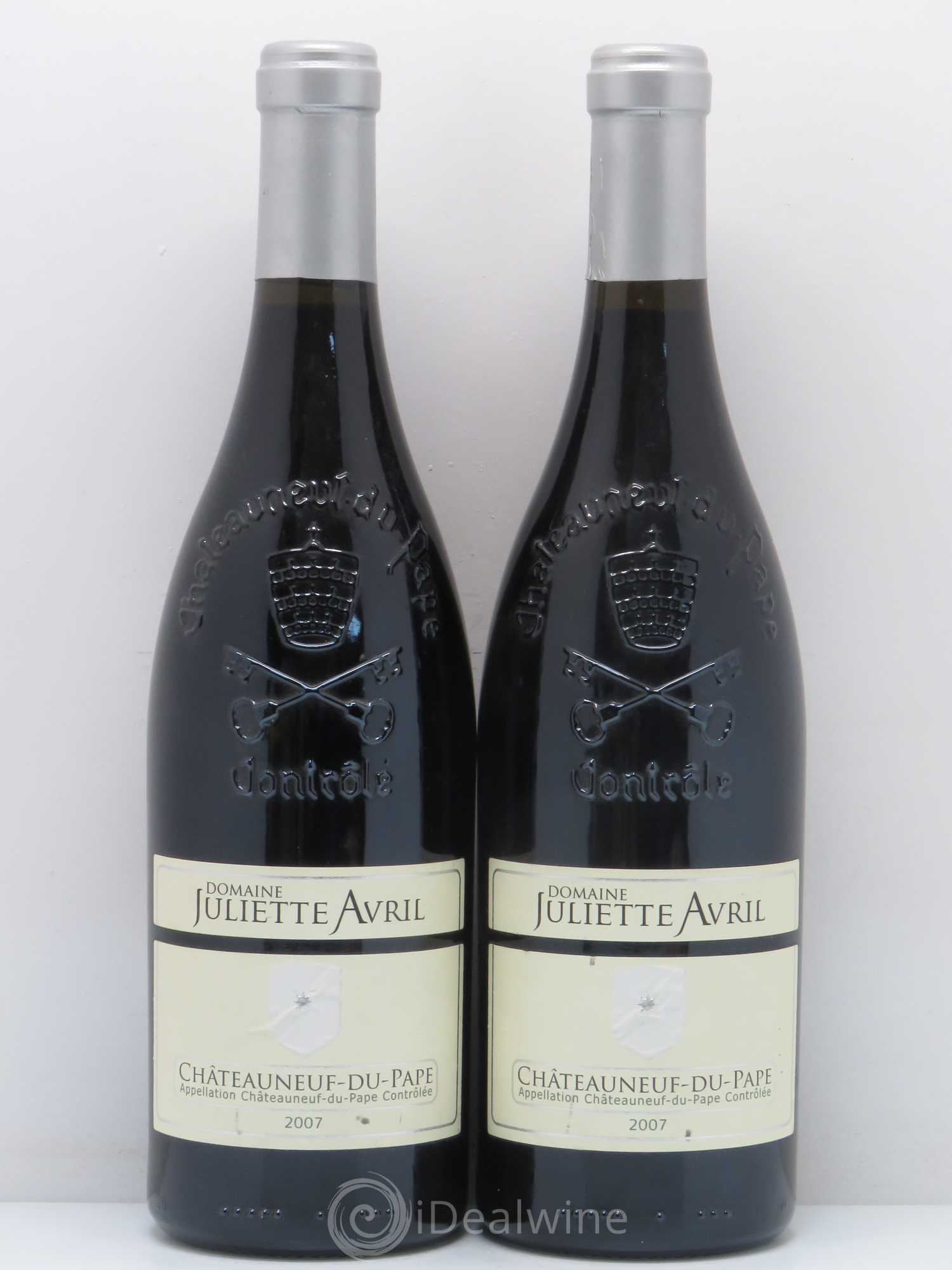 Châteauneuf-du-Pape Juliette Avril 2007 - Lot de 2 bouteilles - 0