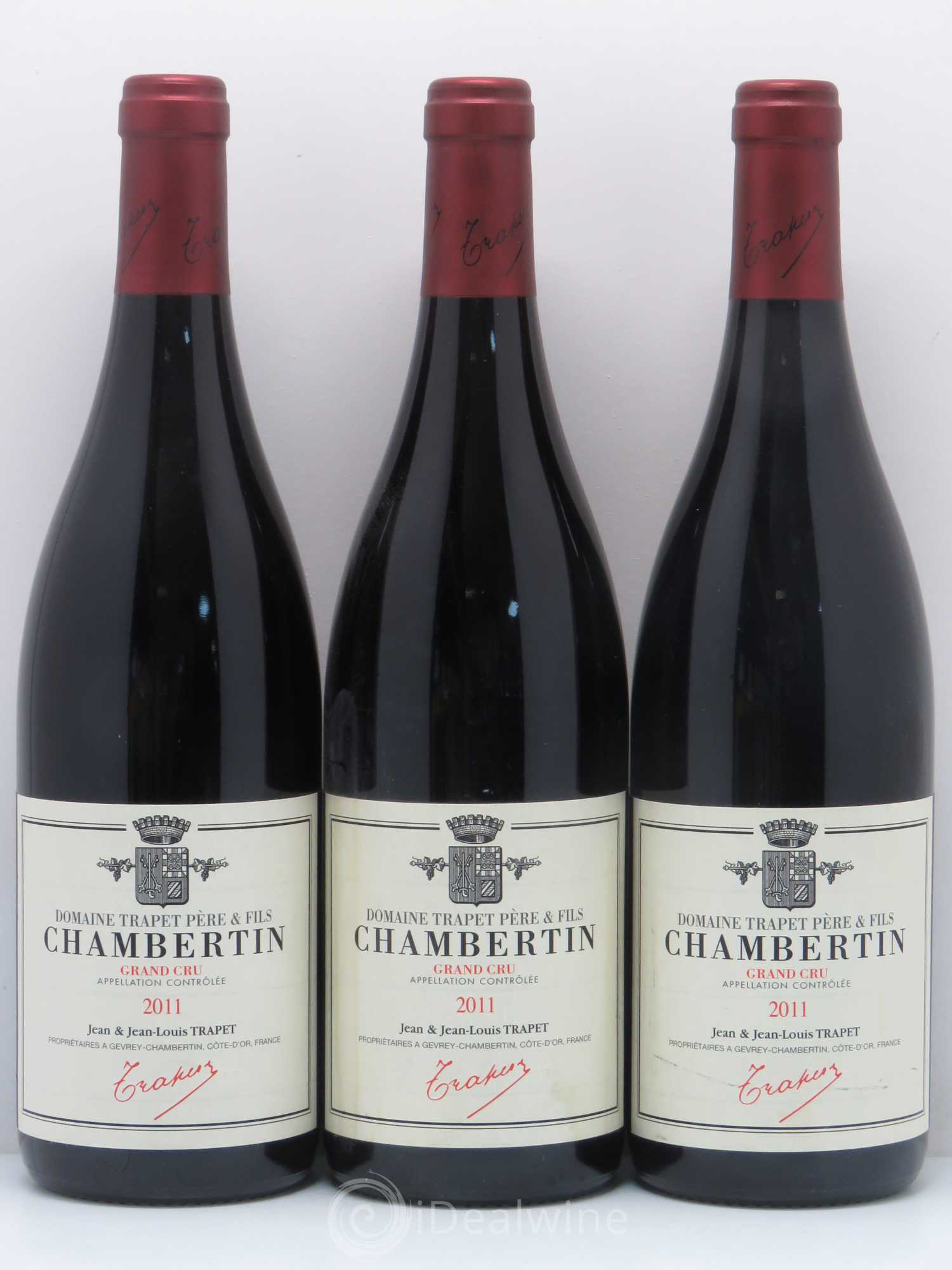 Chambertin Grand Cru Domaine Trapet 2011 - Lot de 3 bouteilles - 0