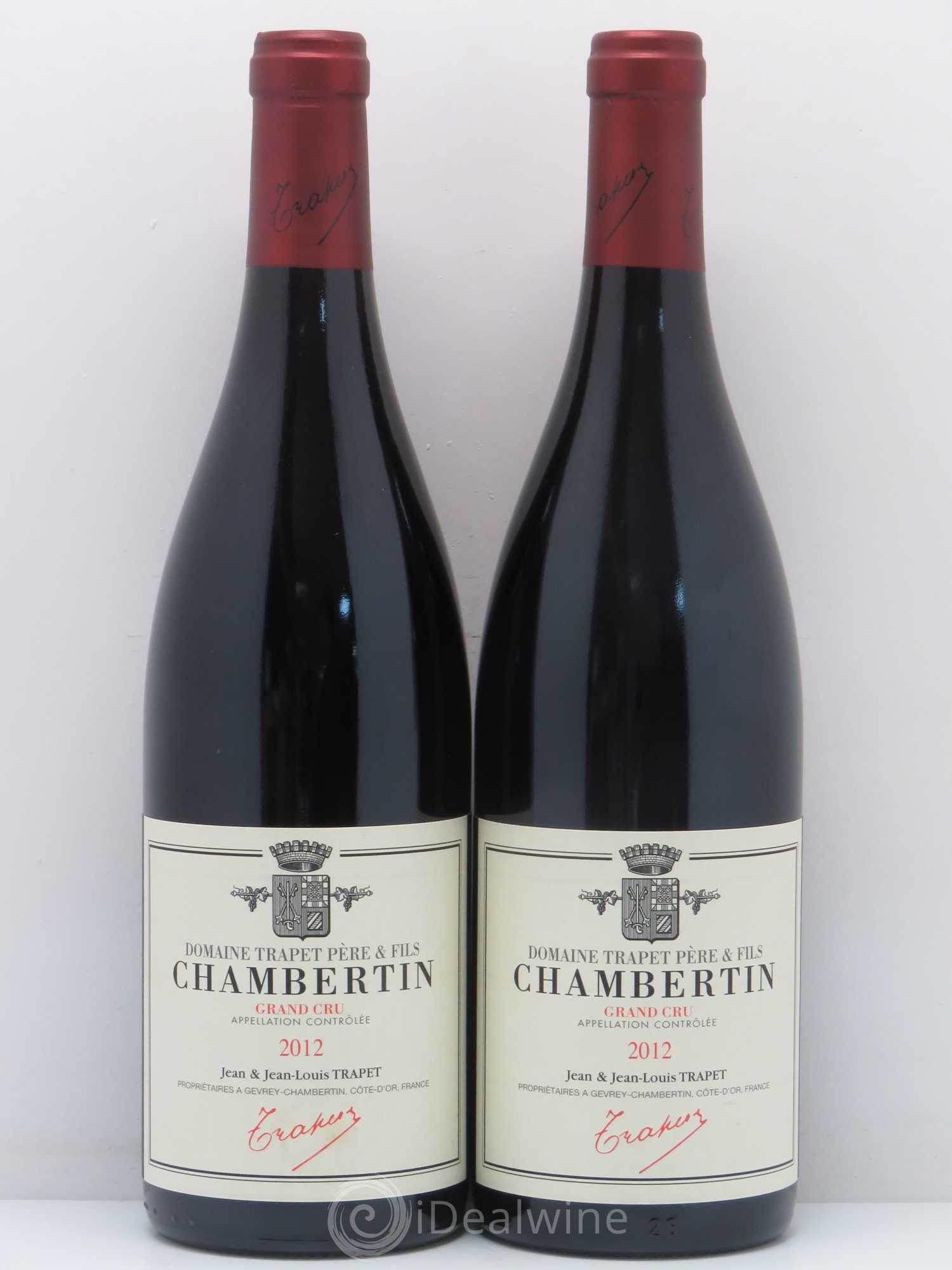 Chambertin Grand Cru Domaine Trapet 2012 - Lot de 2 bouteilles - 0