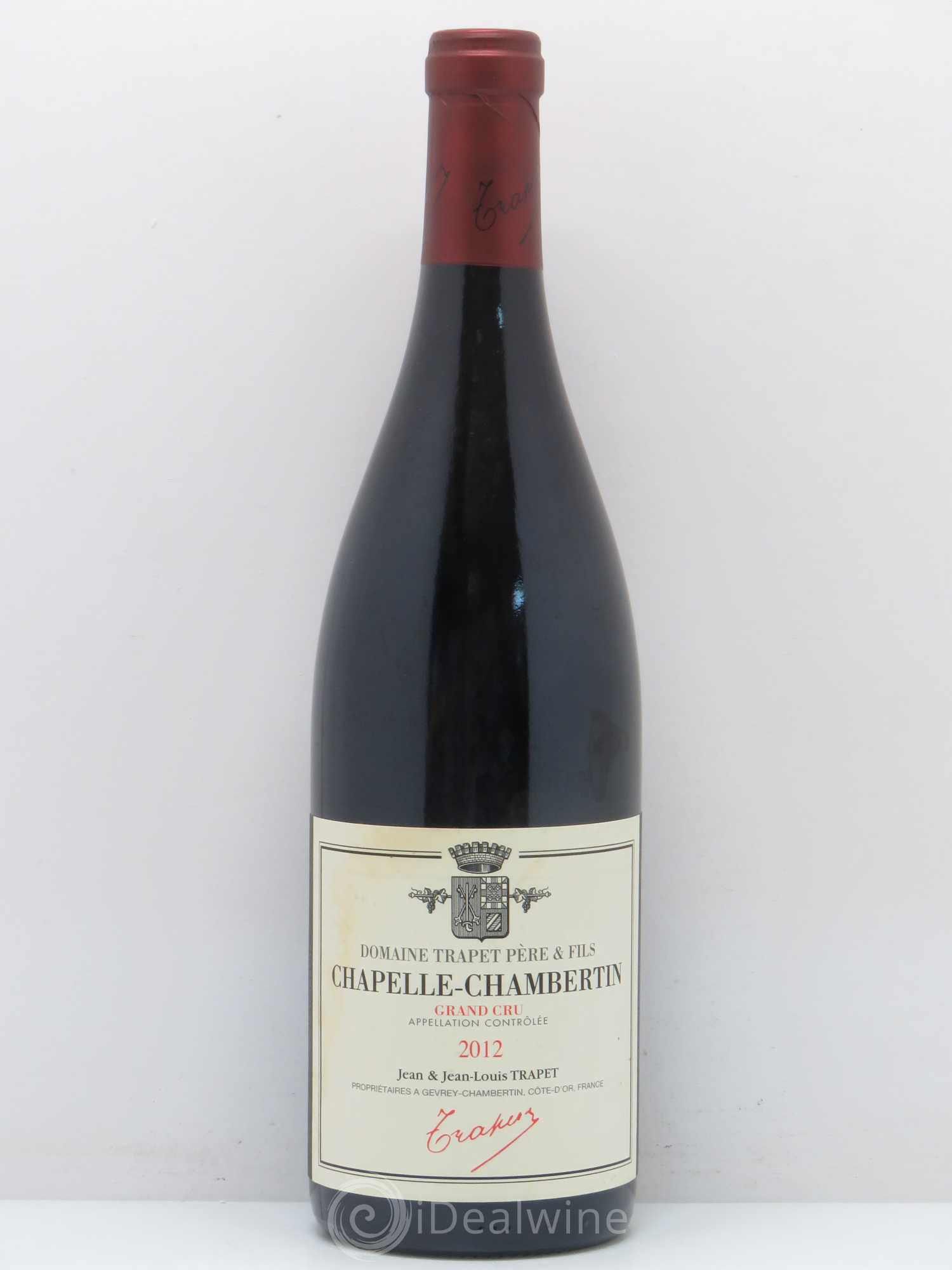 Chapelle-Chambertin Grand Cru Domaine Trapet 2012 - Lot de 1 bouteille - 0