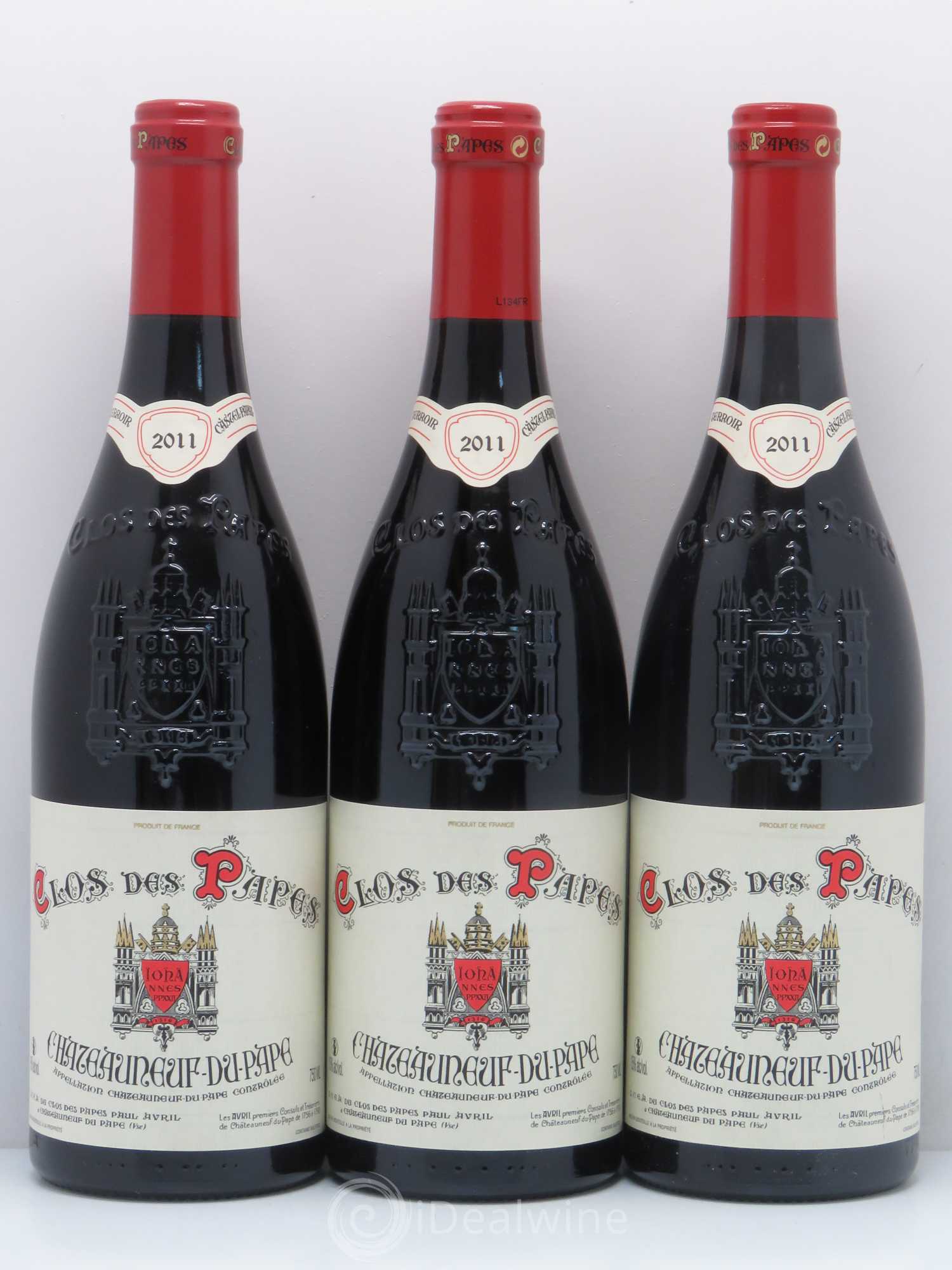 Châteauneuf-du-Pape Clos des Papes - Paul Avril 2011 - Lot de 6 bouteilles - 2