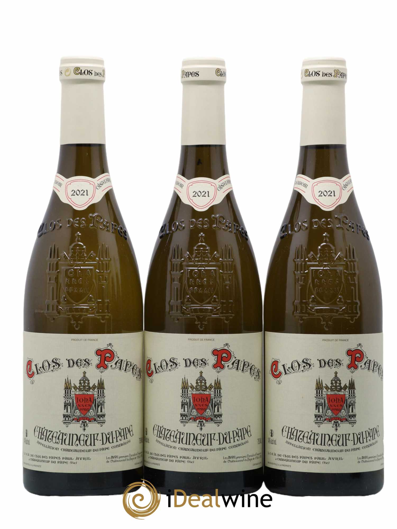 Châteauneuf-du-Pape Clos des Papes - Paul Avril 2021 - Lot de 6 bouteilles - 2