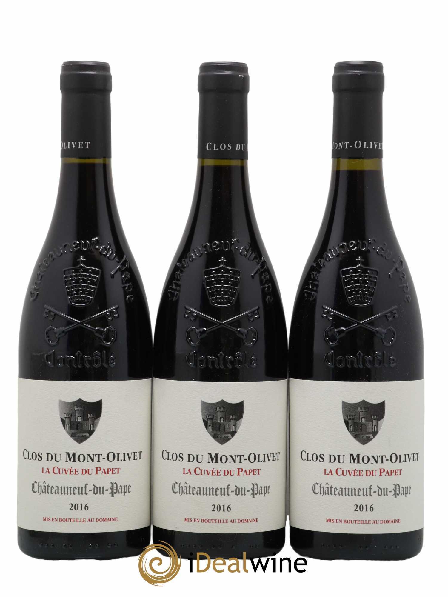 Châteauneuf-du-Pape Cuvée du Papet Clos du Mont-Olivet 2016 - Lot de 3 bouteilles - 0